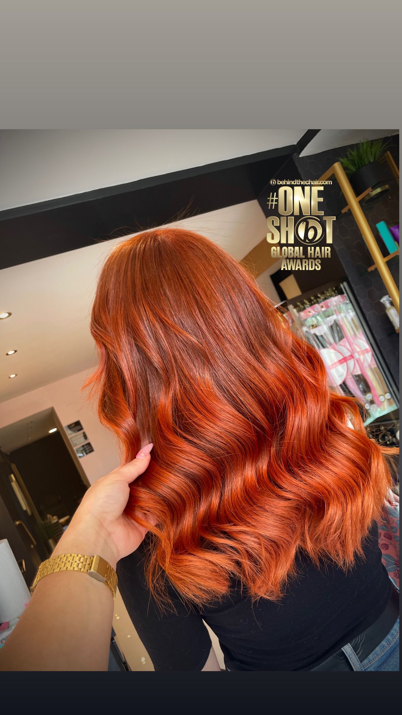 Lorena Echevarria — Reds ONESHOT Hair Awards entry