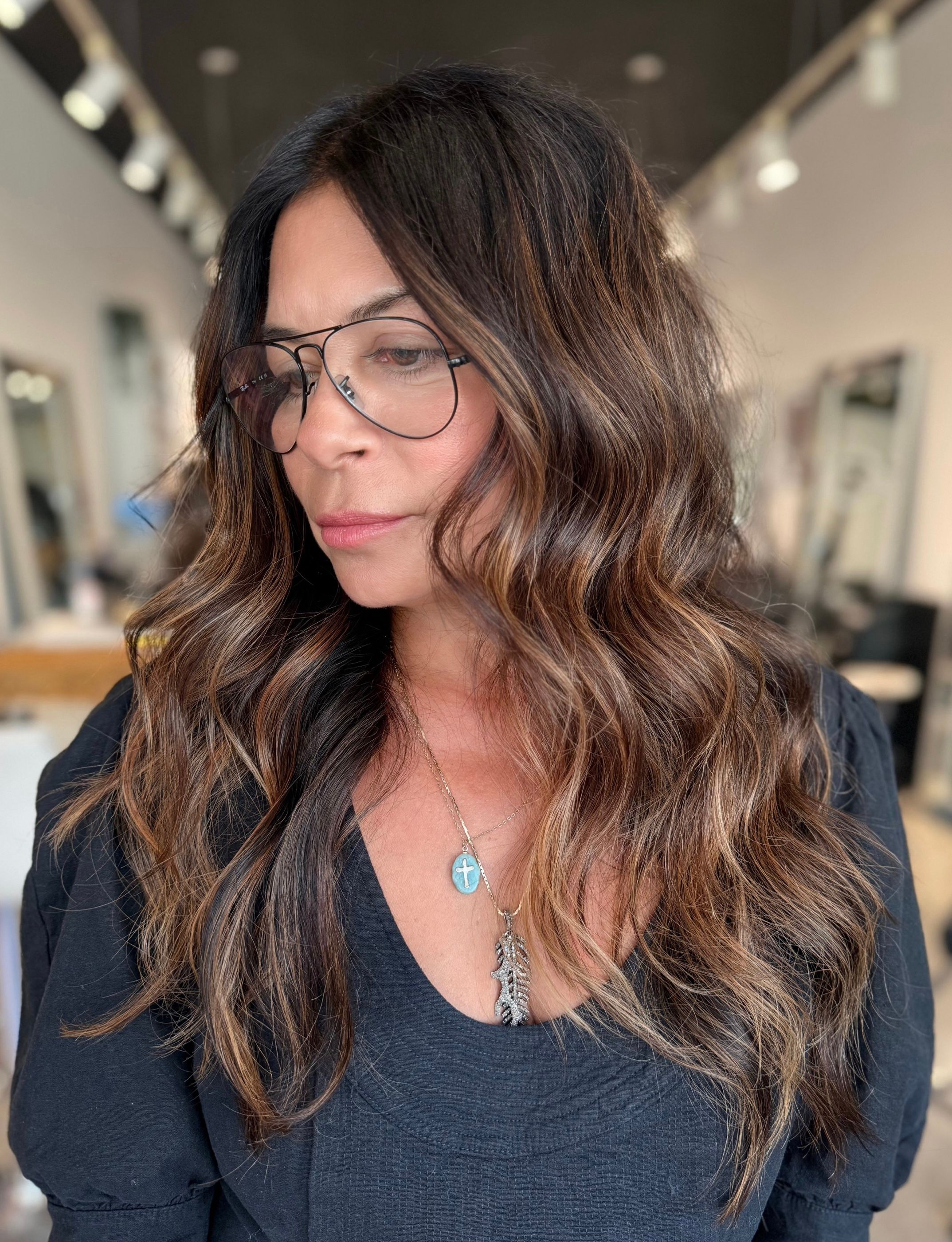 Lesleigh Aline — Warm Balayage ONESHOT Hair Awards entry