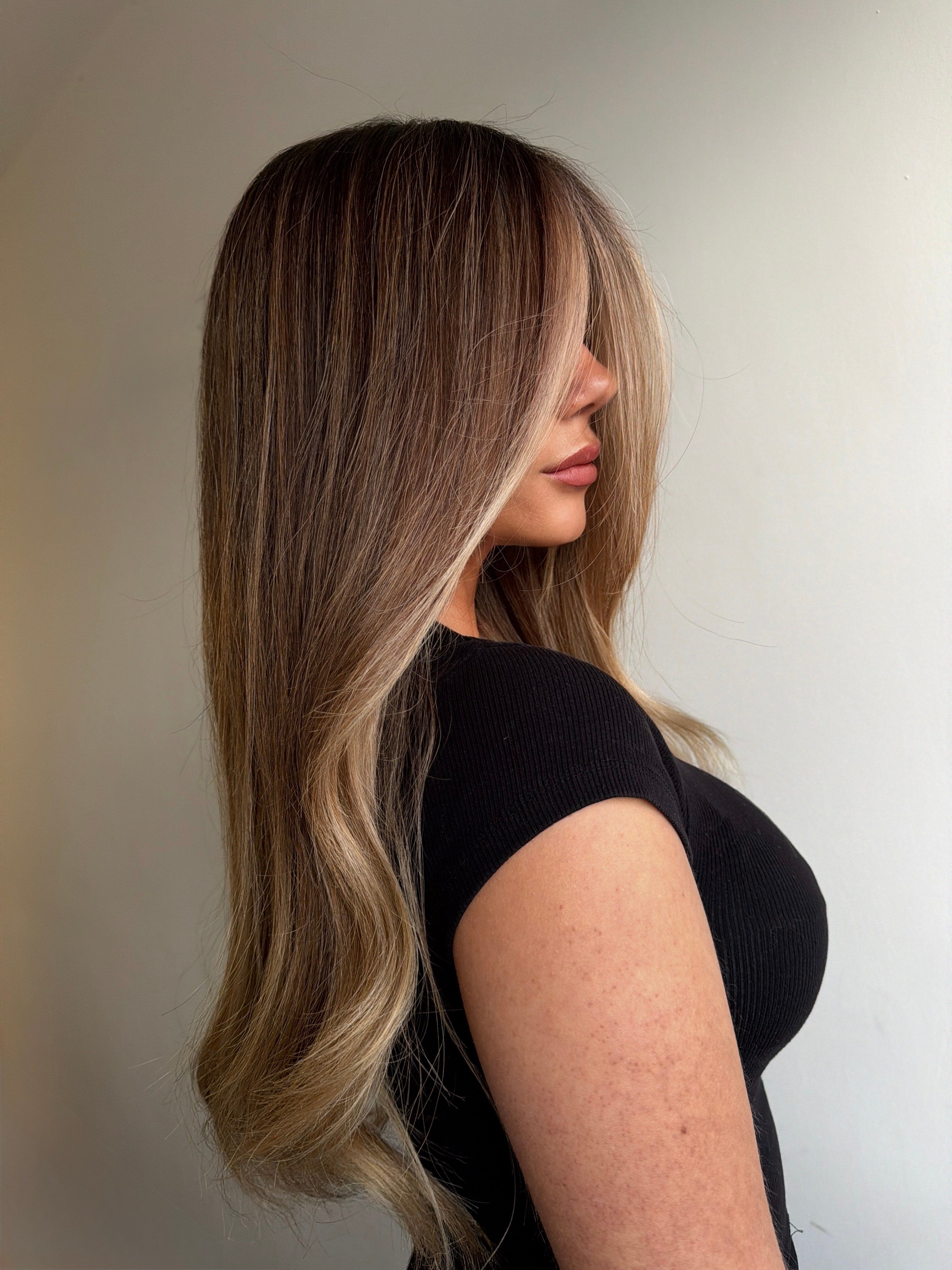 April Yardley — Warm Balayage ONESHOT Hair Awards entry