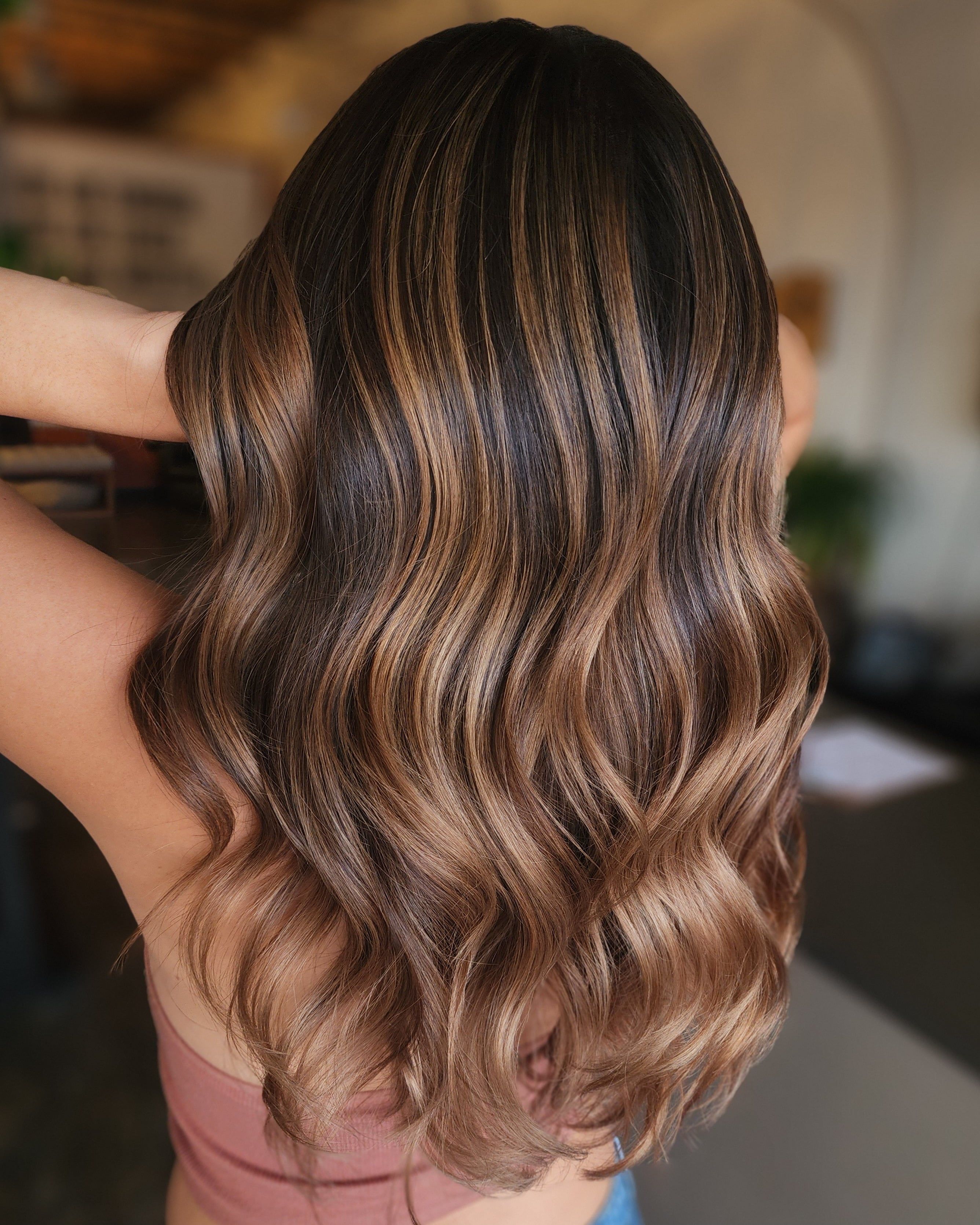 Kimberly Romero — Warm Balayage ONESHOT Hair Awards entry