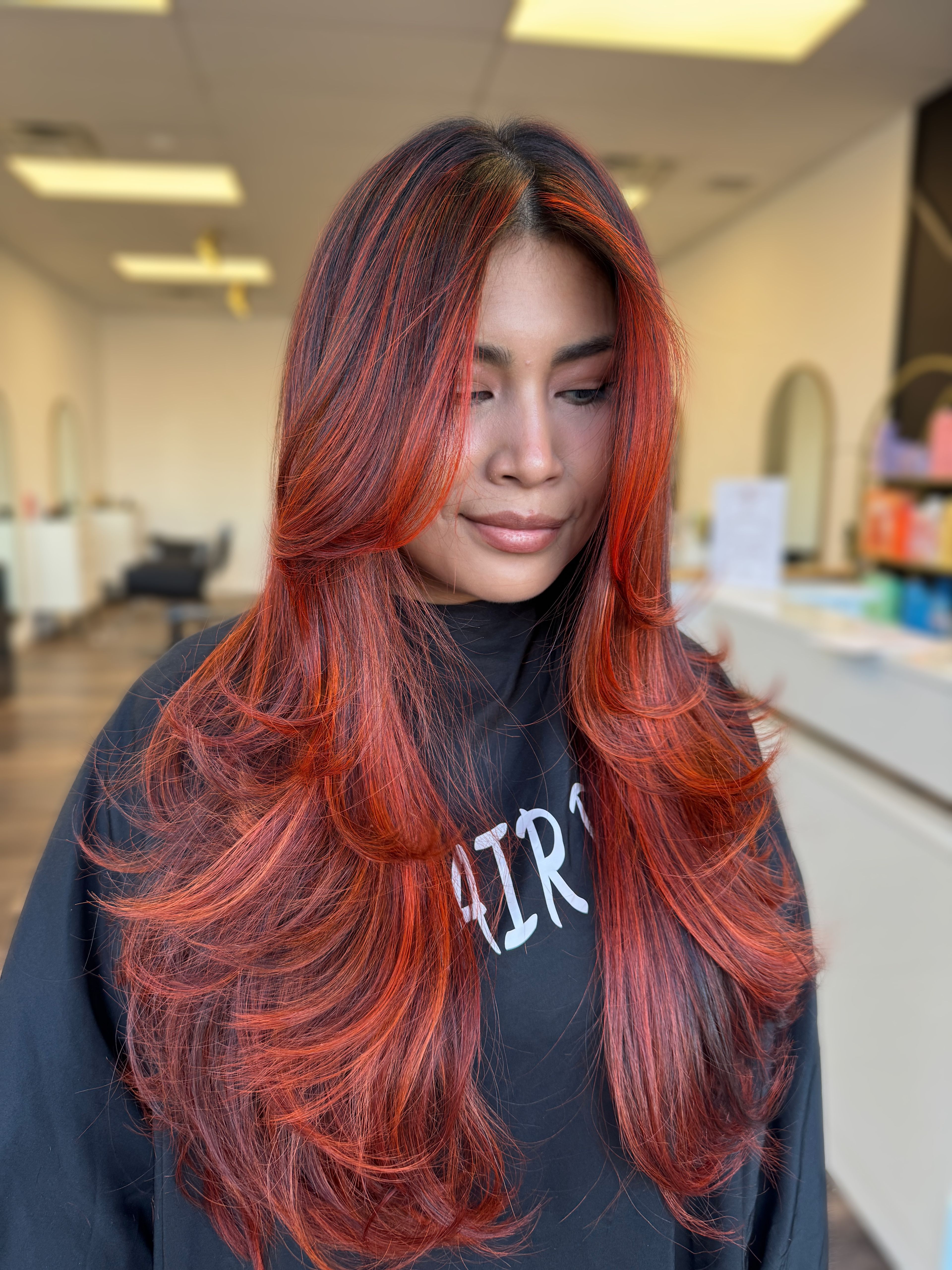 Floridalma Rios — Reds ONESHOT Hair Awards entry