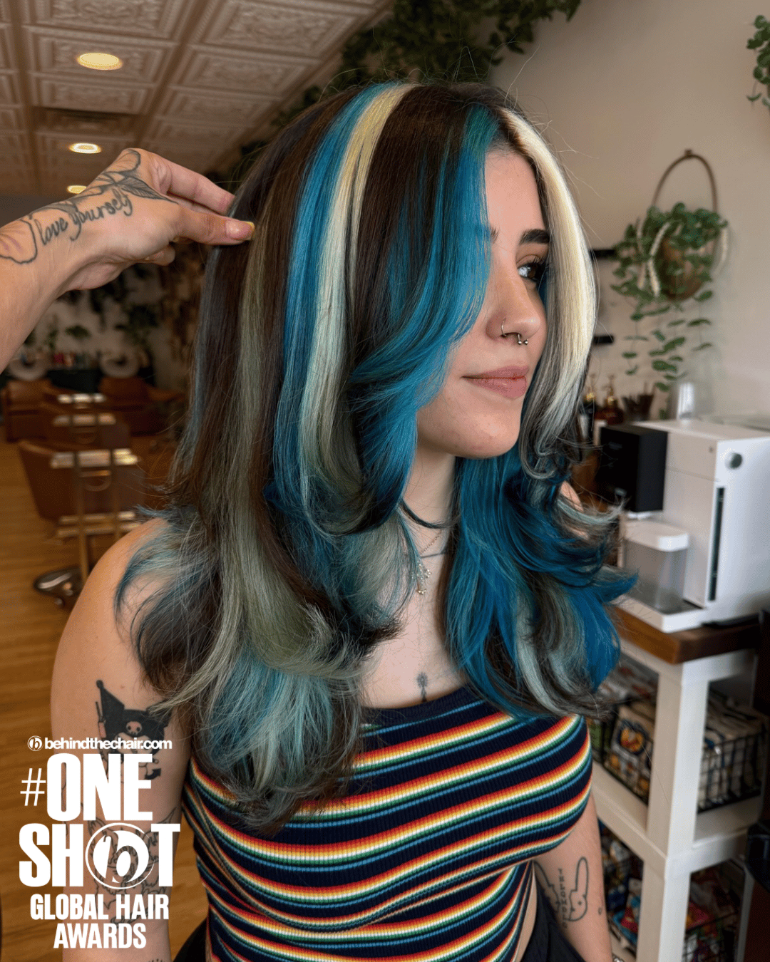 Kendall Massey — Color Blocking ONESHOT Hair Awards entry