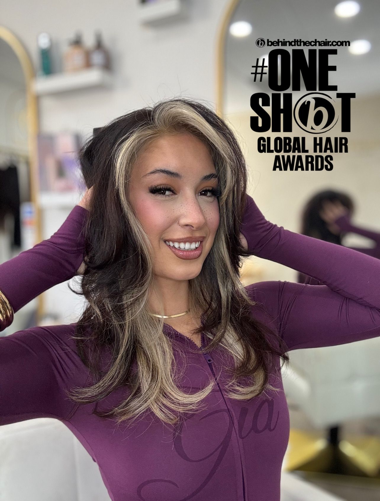 Jazzy Thomas — Color Blocking ONESHOT Hair Awards entry