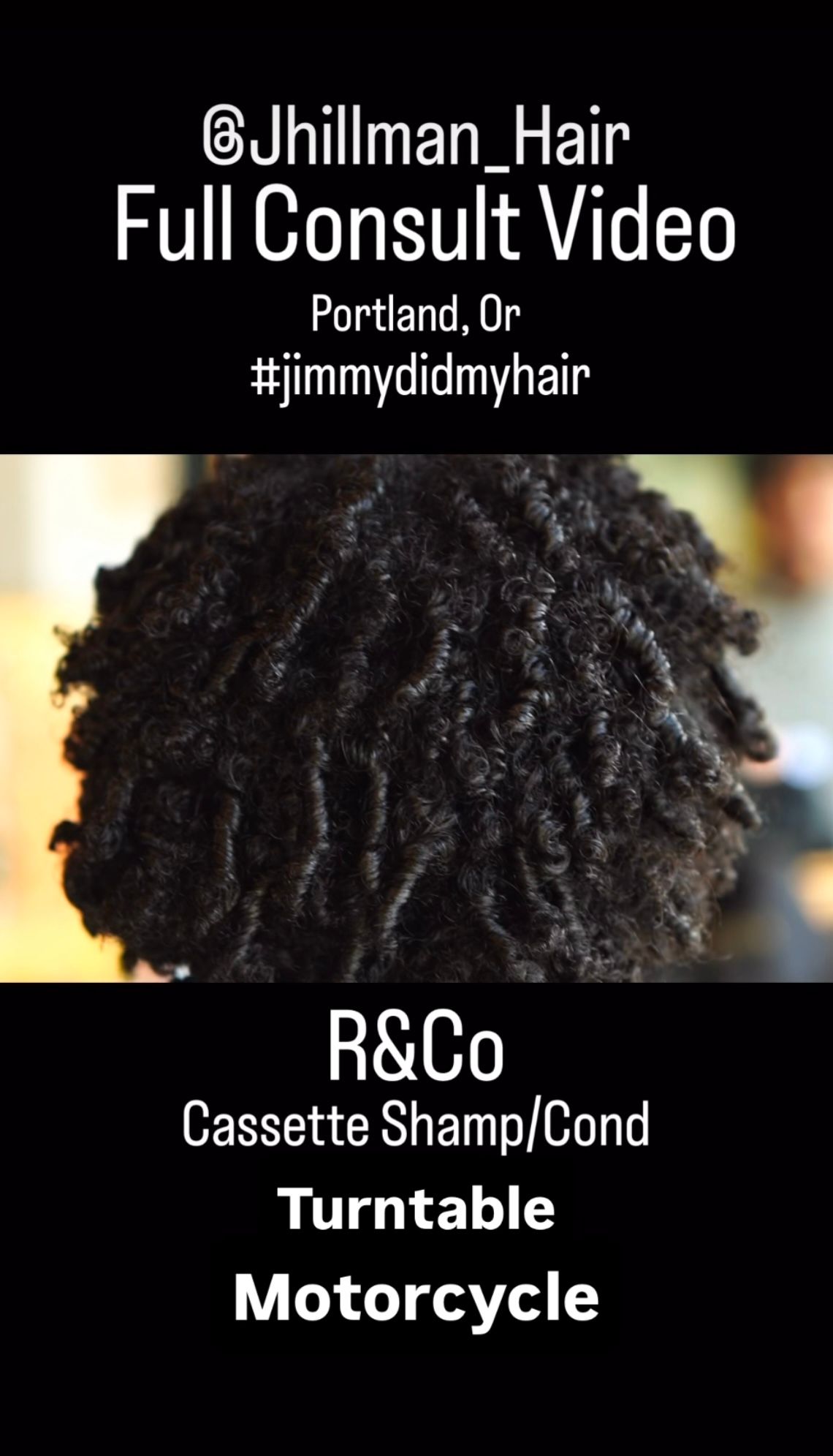 Jimmy Hillman — Styling Education Video ONESHOT Hair Awards entry