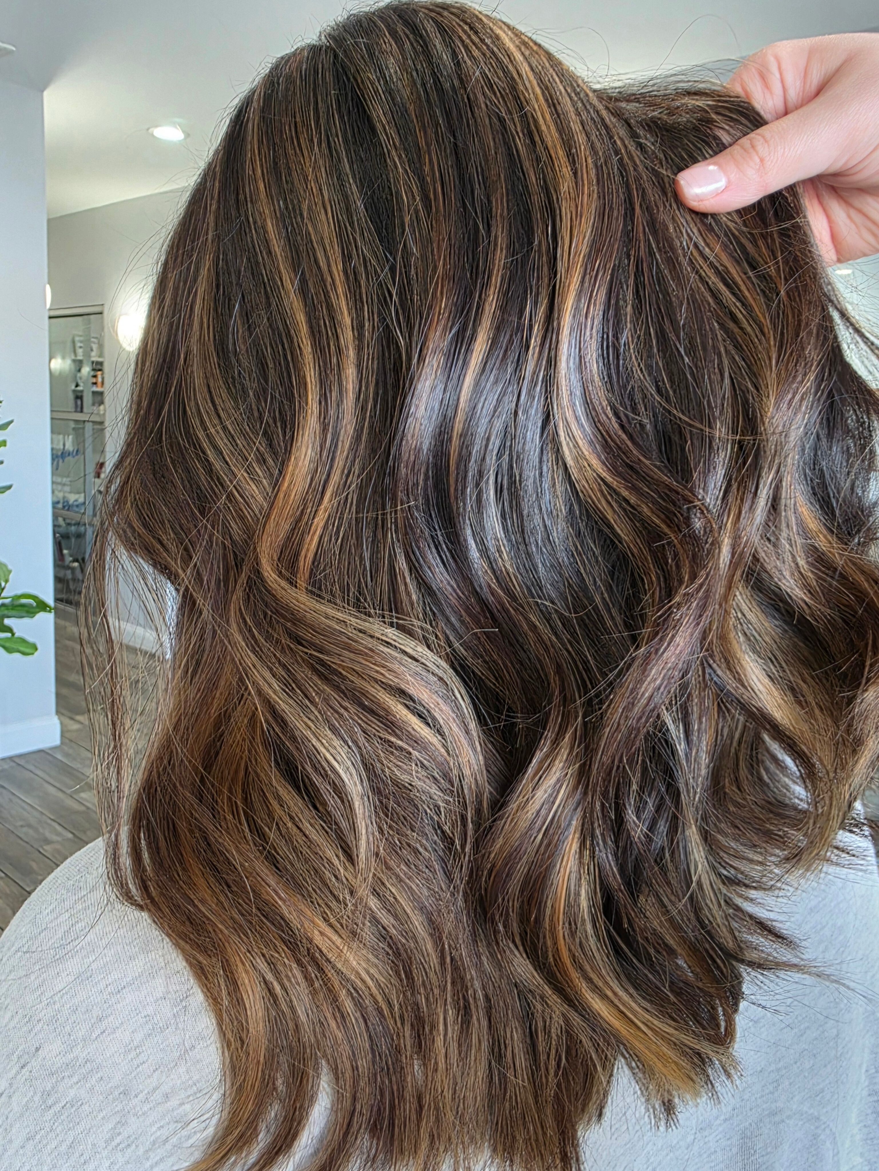 Kaydence Hebert — Warm Balayage ONESHOT Hair Awards entry