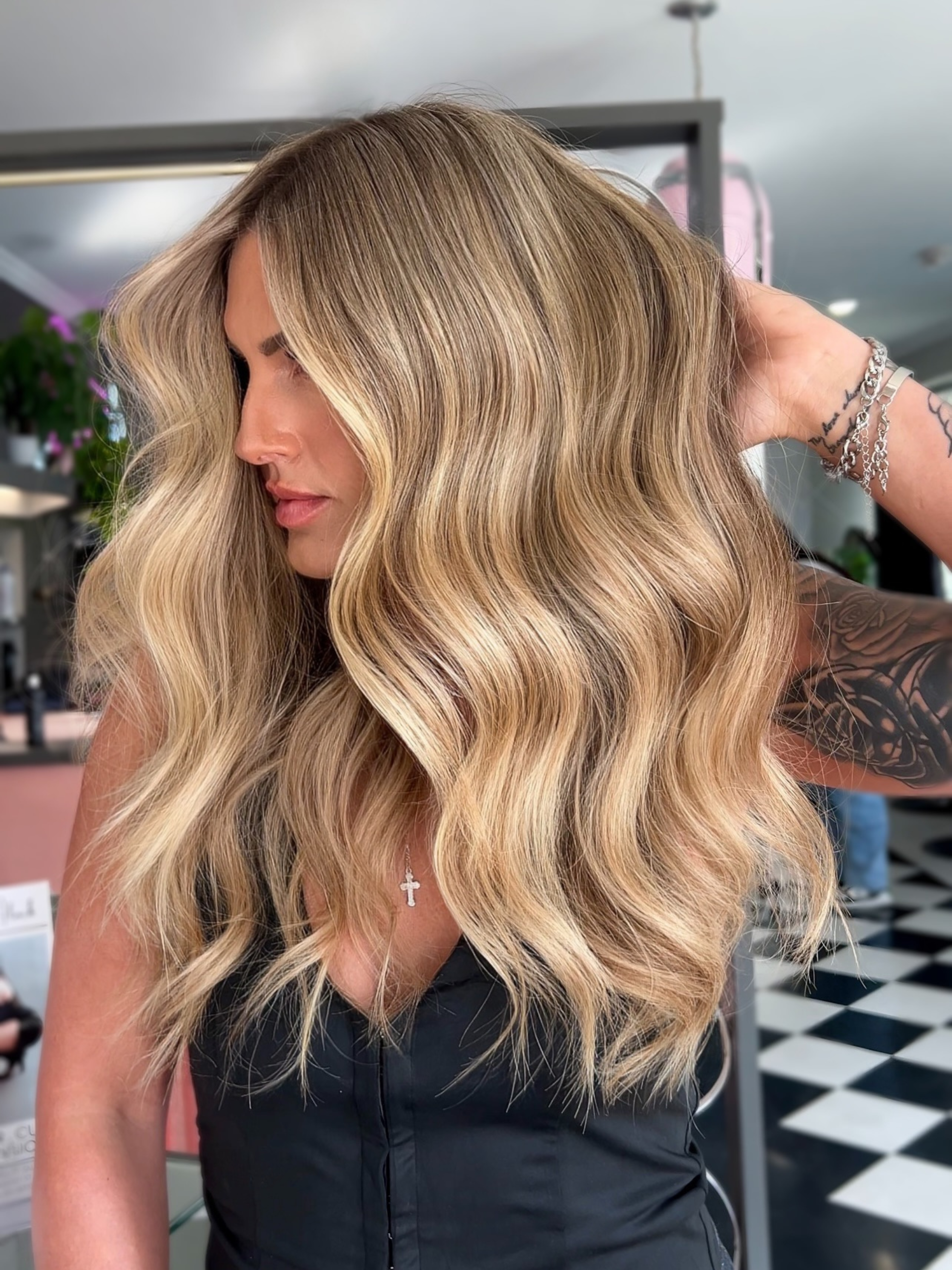 Jonny Wright — Warm Balayage ONESHOT Hair Awards entry