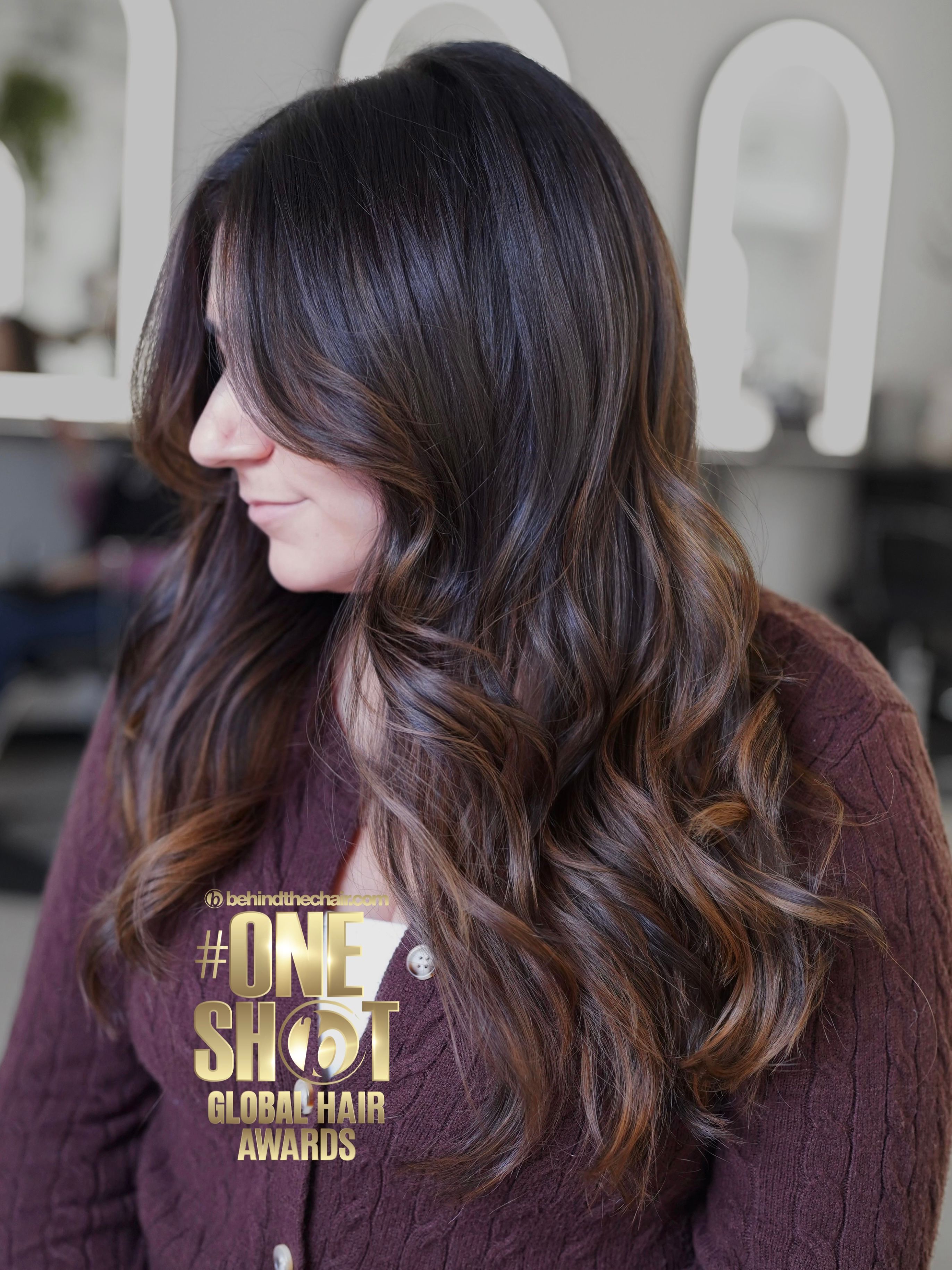 Richie Carbone — Warm Balayage ONESHOT Hair Awards entry