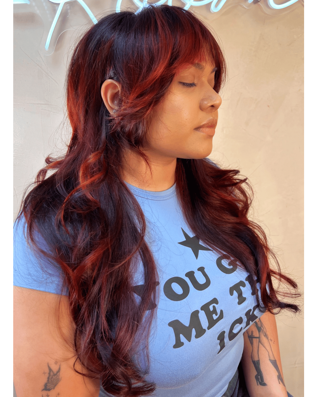 Tanja Banduwong — Reds ONESHOT Hair Awards entry
