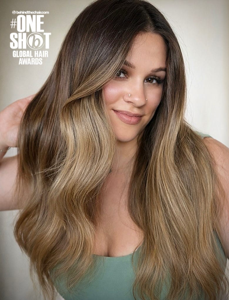 Stephenie Montie — Warm Balayage ONESHOT Hair Awards entry