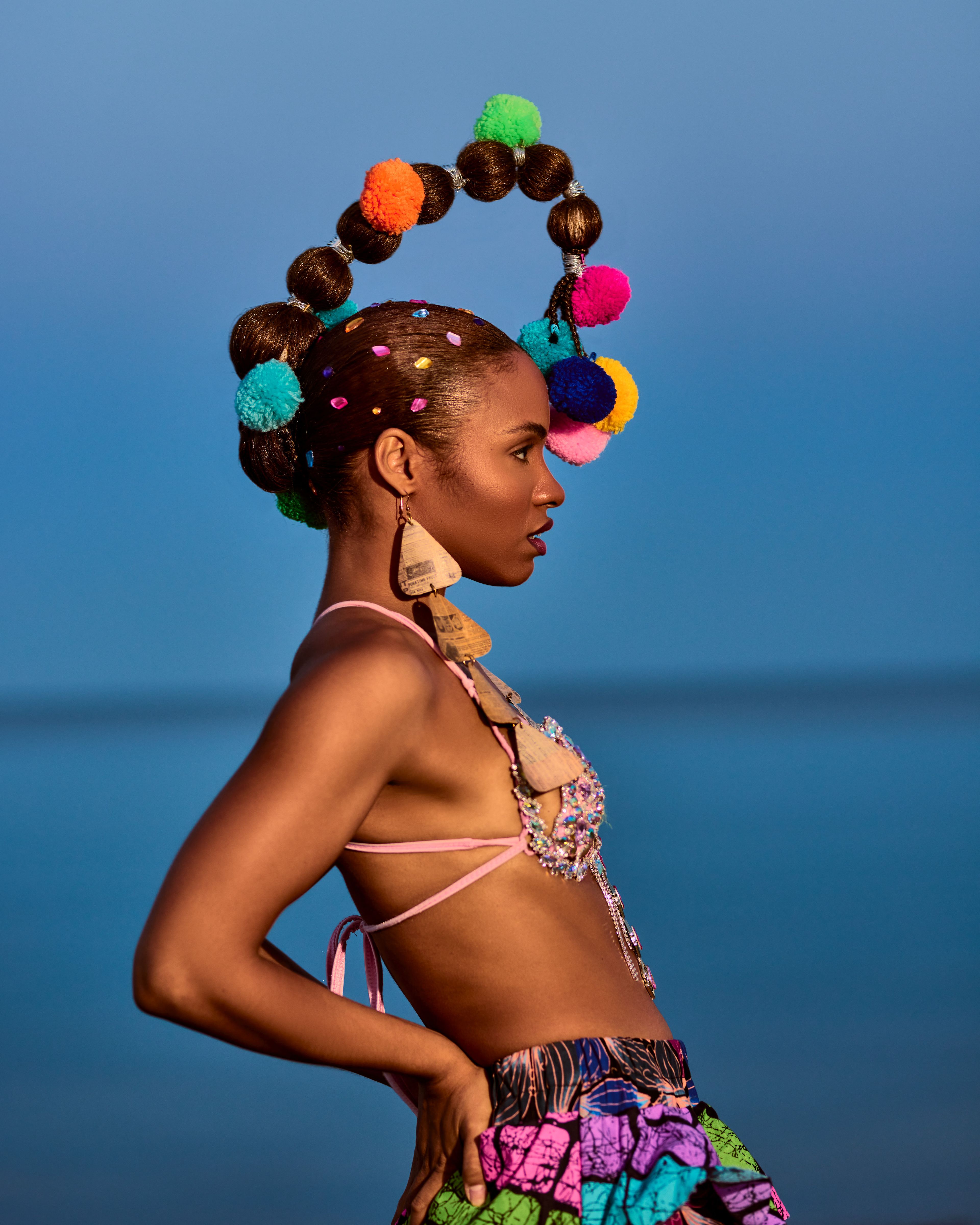 Mamak Tabatabaei — Editorial Shot ONESHOT Hair Awards entry