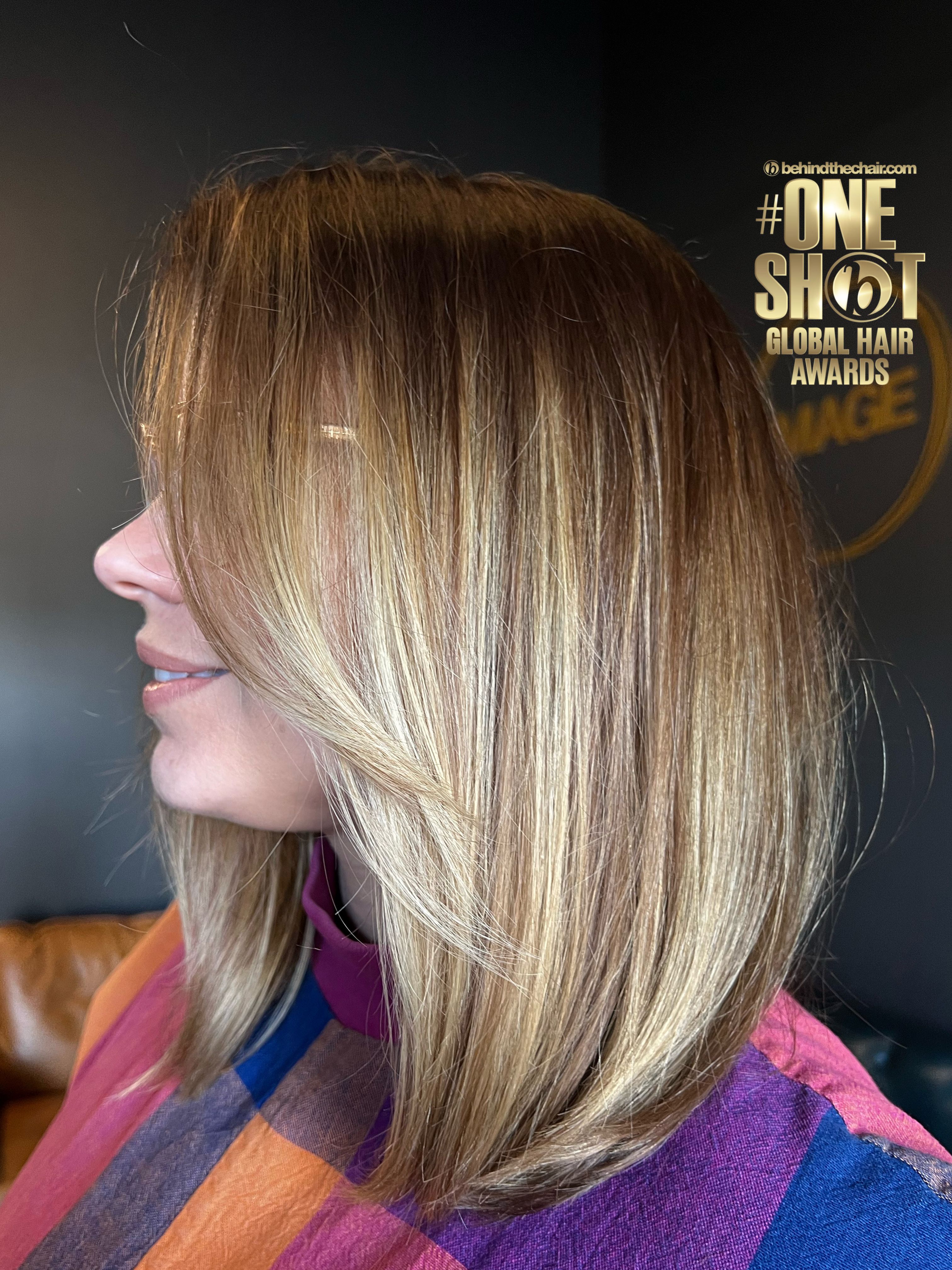 Tanya McAfee South — Warm Balayage ONESHOT Hair Awards entry