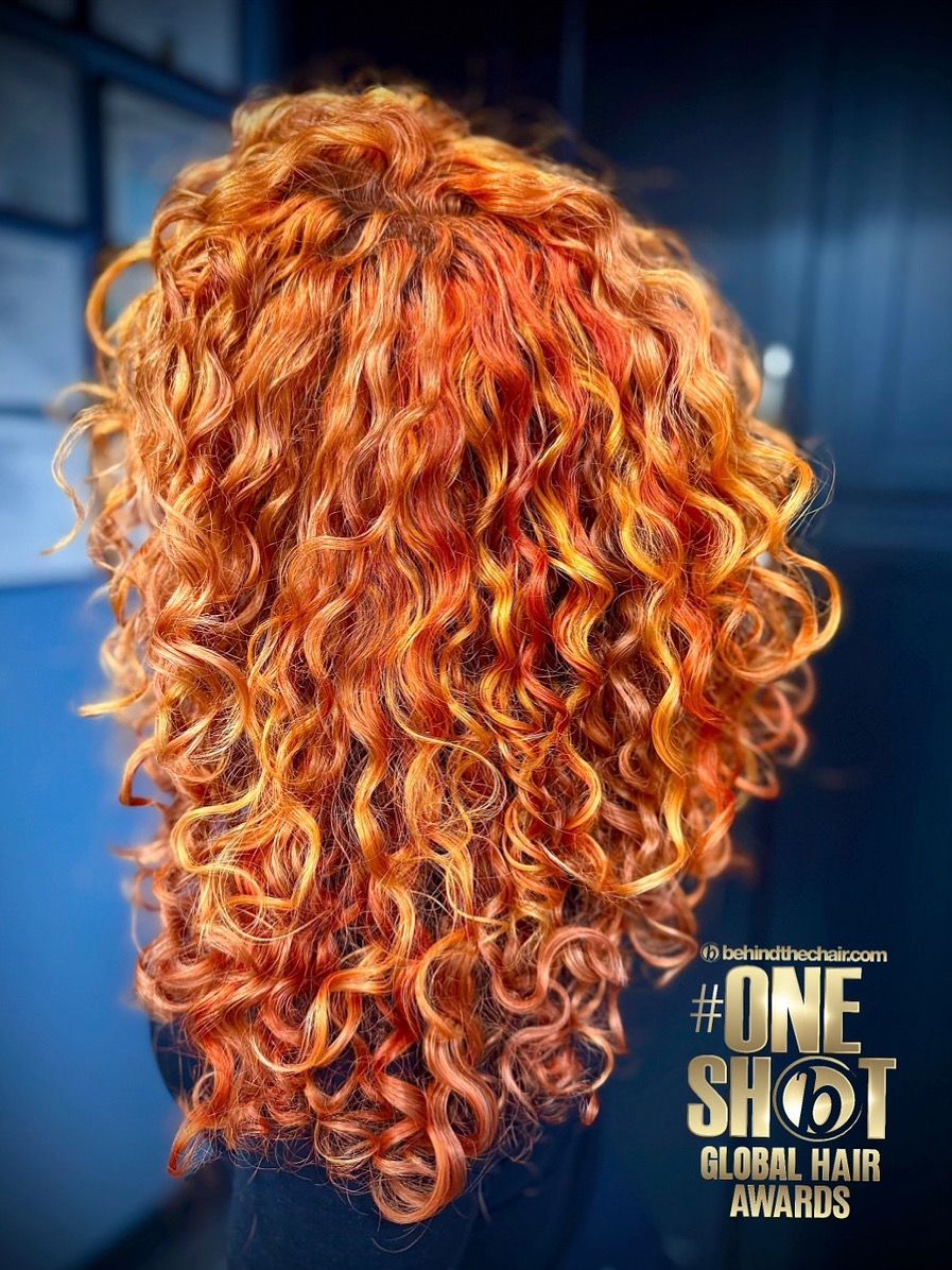 Madelin Rosado — Reds ONESHOT Hair Awards entry