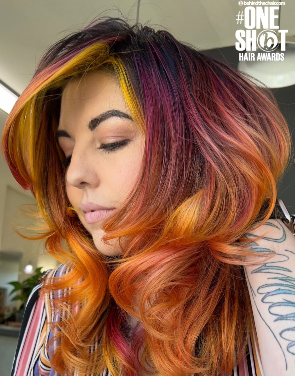 Riley Finnell — Creative Color ONESHOT Hair Awards entry