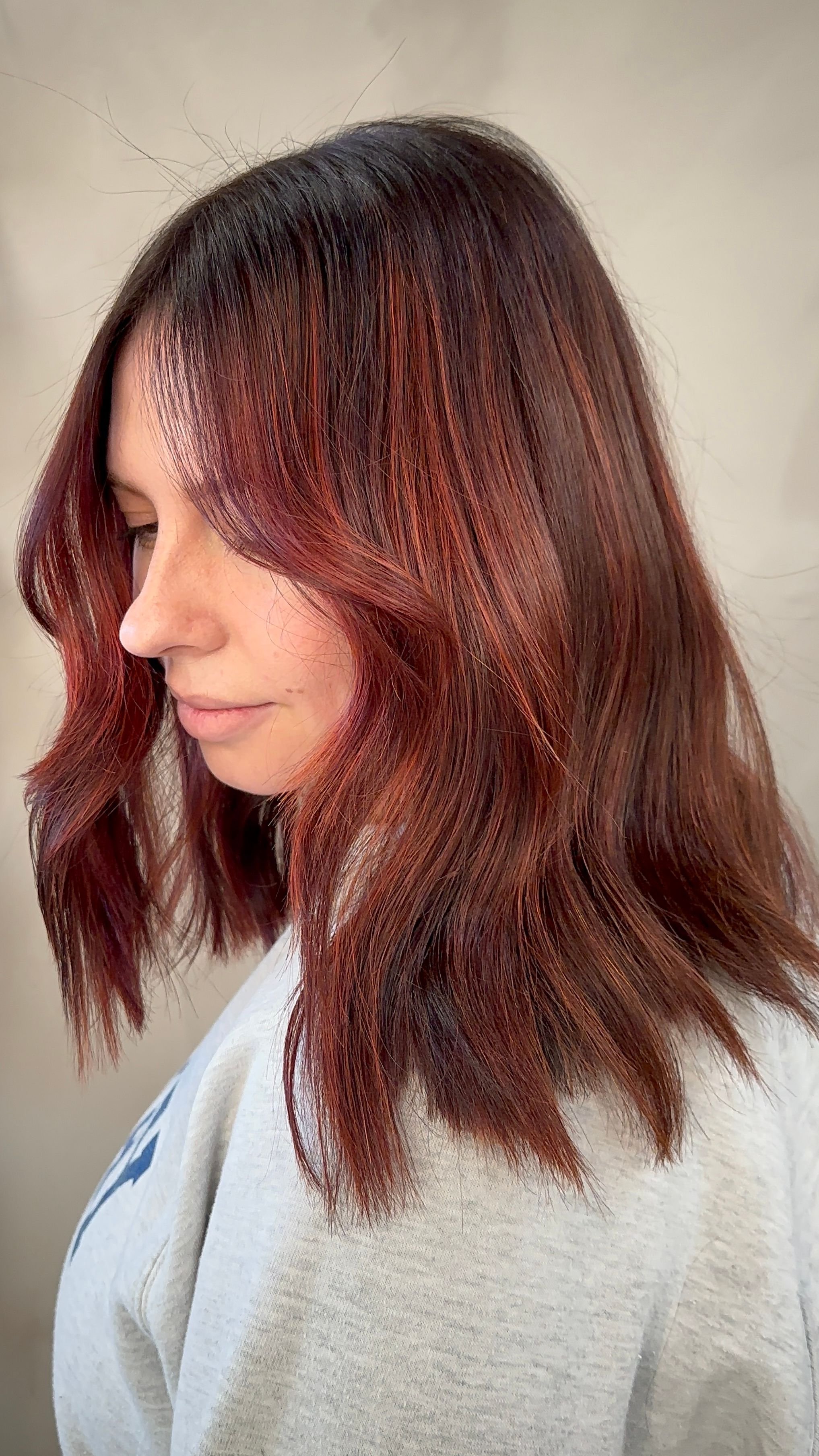 Sarah Uren — Reds ONESHOT Hair Awards entry