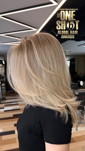 Smbat Alikhanian — Warm Balayage ONESHOT Hair Awards entry
