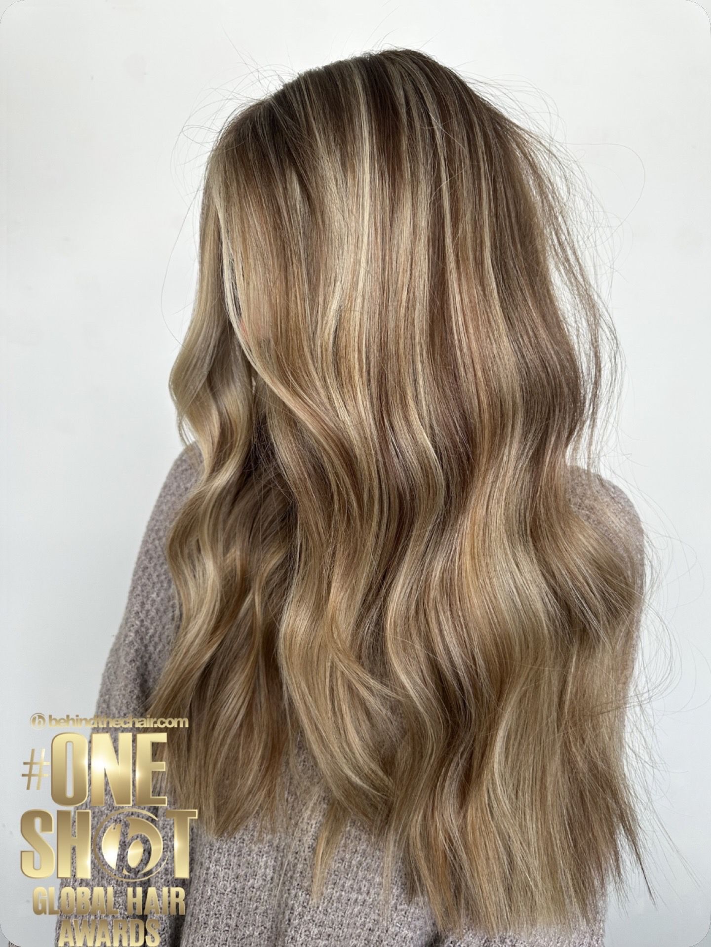 Shania Quail — Warm Balayage ONESHOT Hair Awards entry