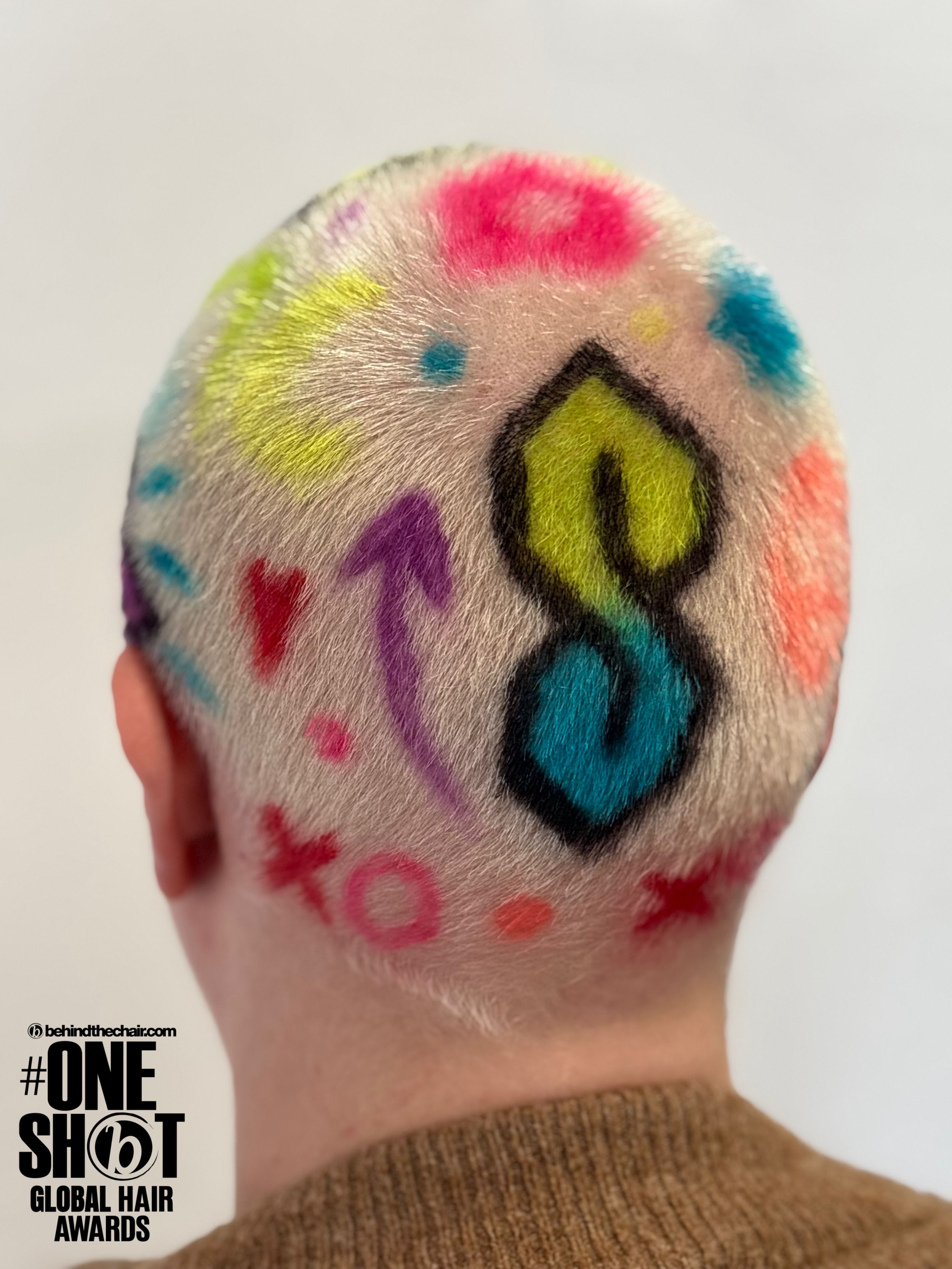 Brianna Palendat — Hair Tattoo ONESHOT Hair Awards entry
