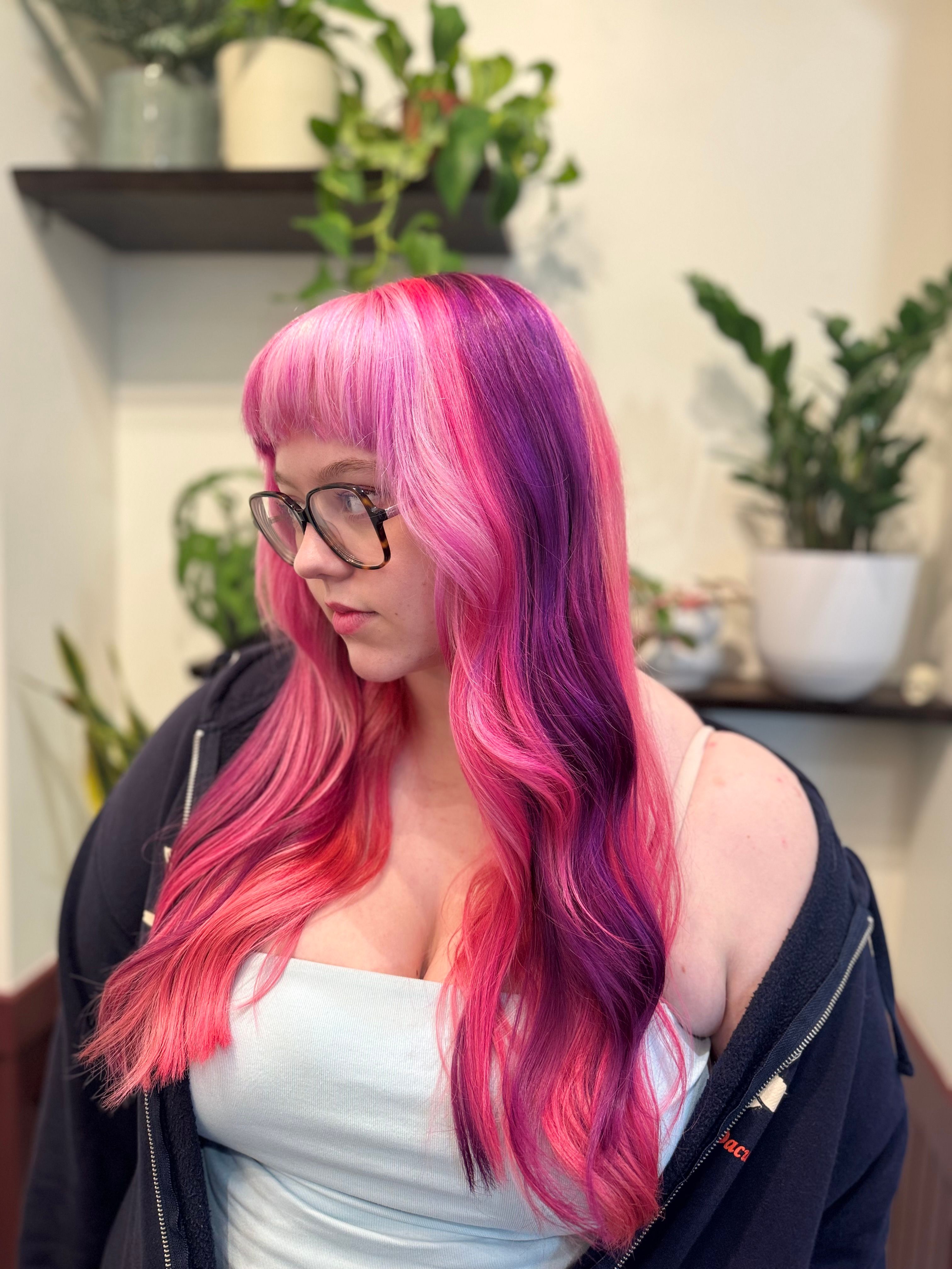 Haley Heick — Color Blocking ONESHOT Hair Awards entry