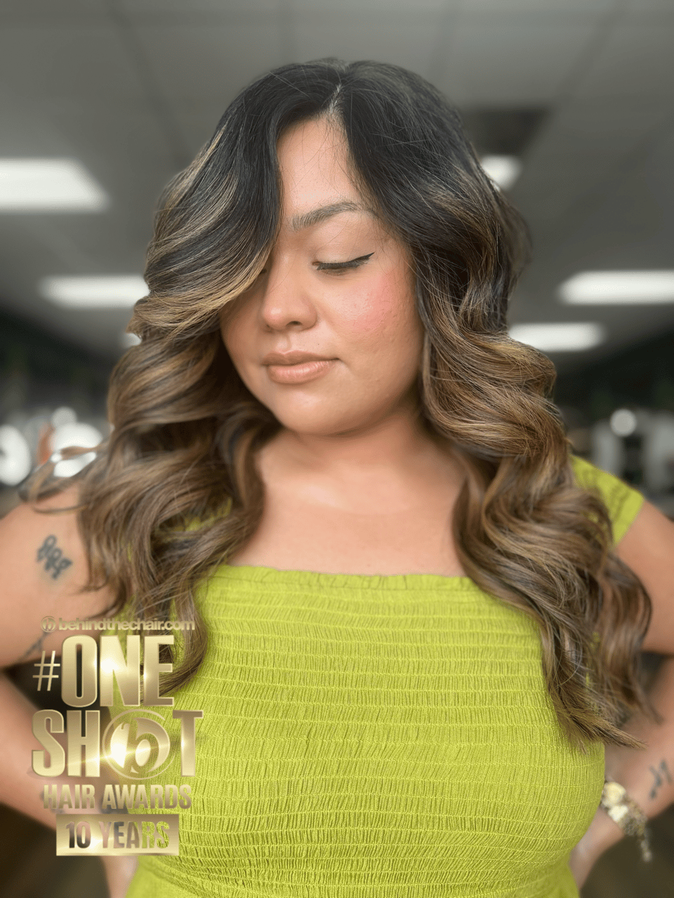 Meagan Guidry — Warm Balayage ONESHOT Hair Awards entry