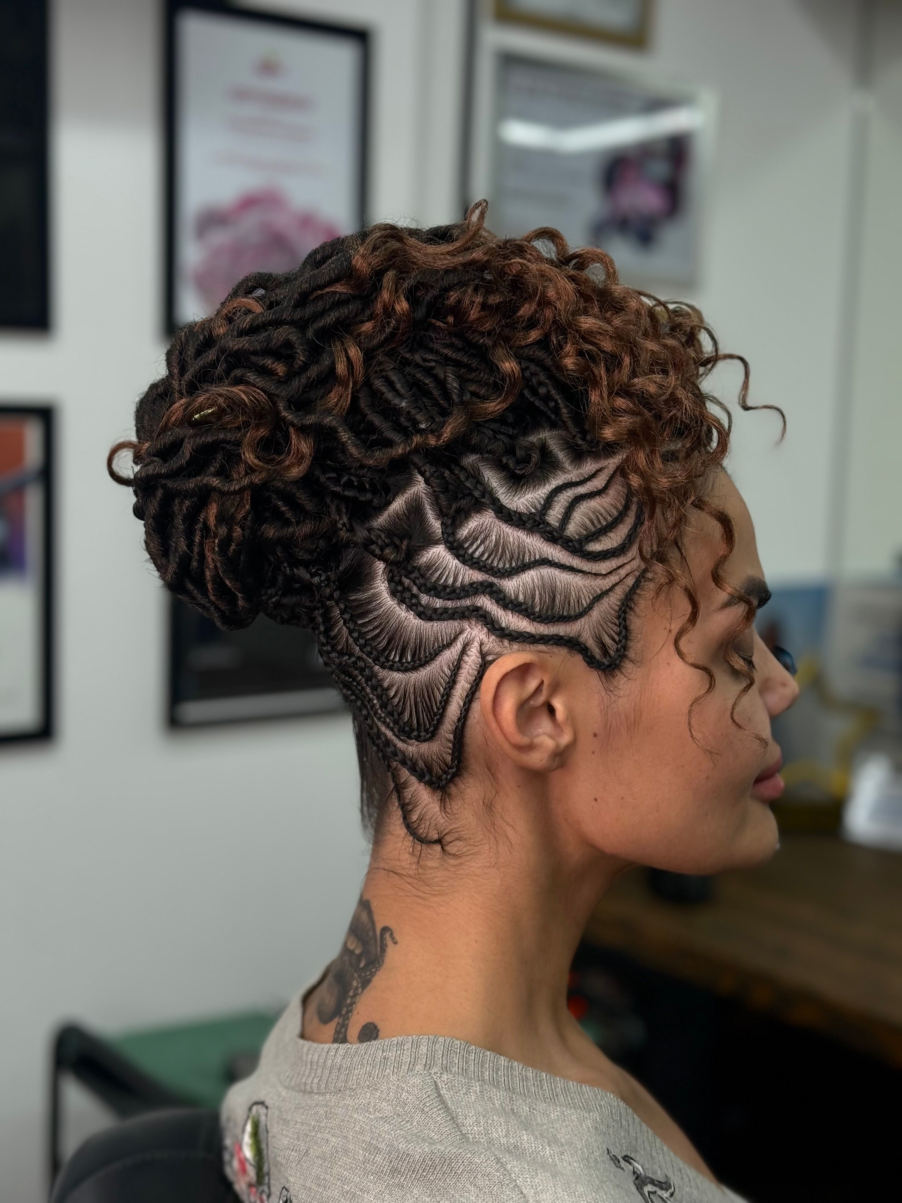 Larisa Polovinina — Intricate Braids & Twists ONESHOT Hair Awards entry
