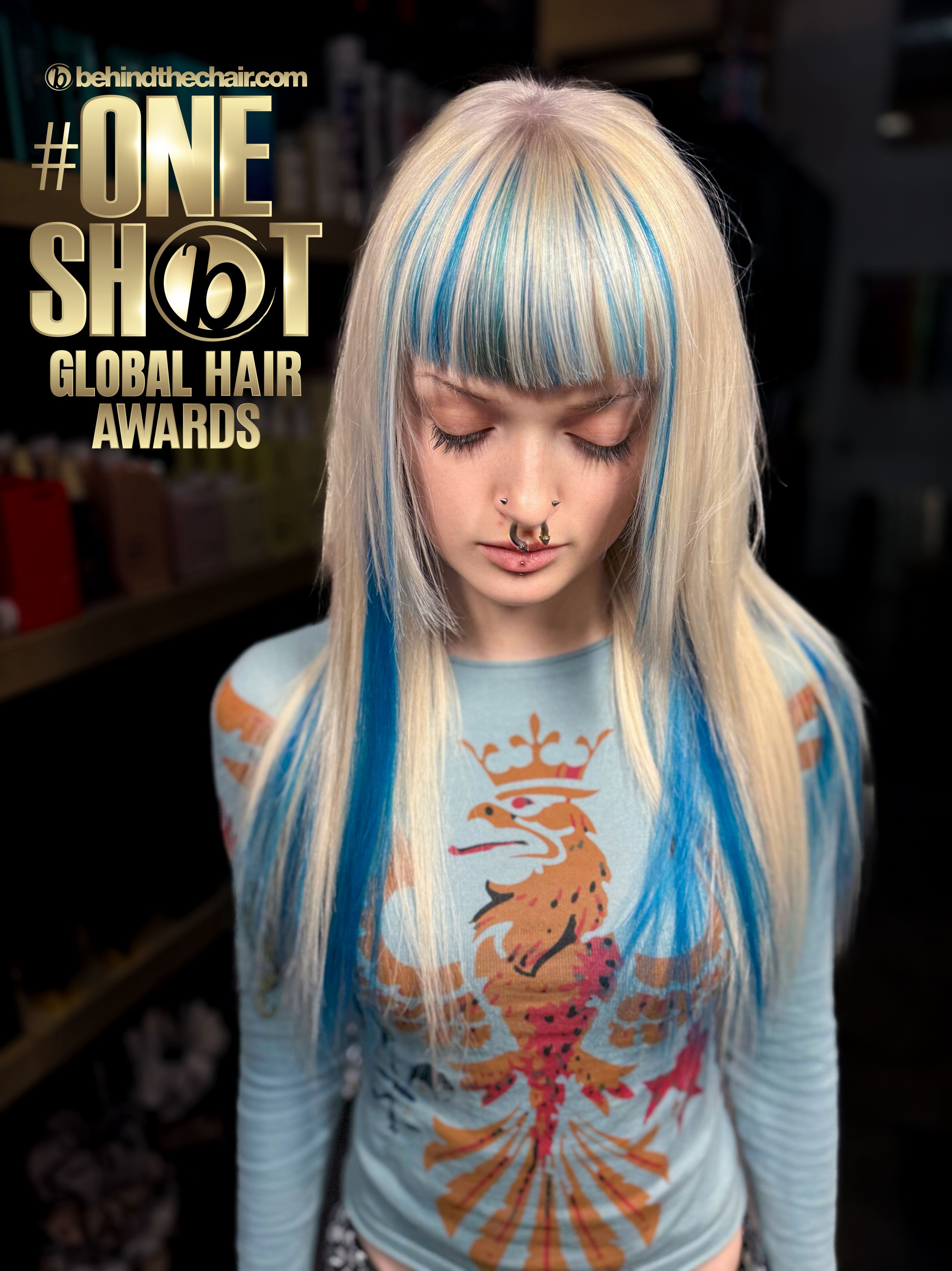 Sarah Ingram — Color Blocking ONESHOT Hair Awards entry