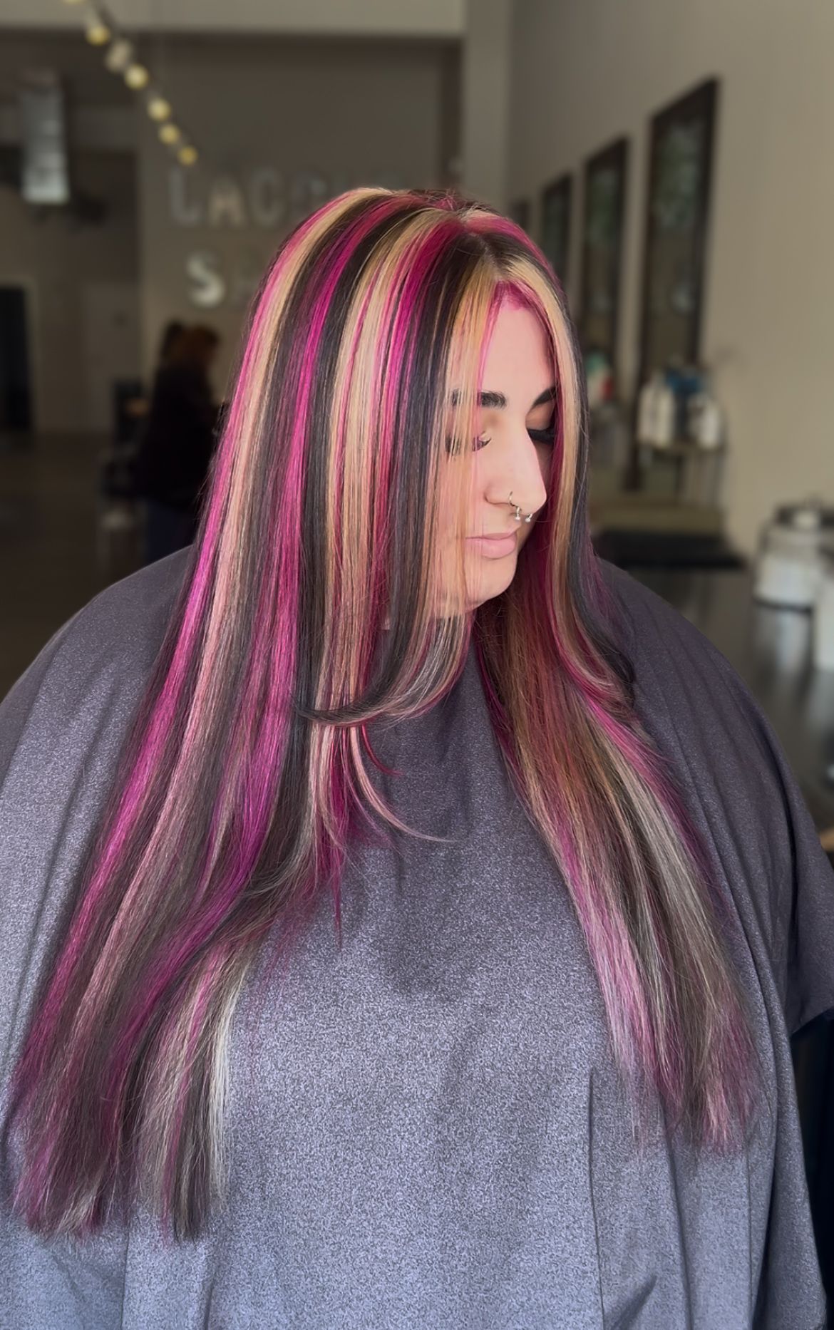Emma Ackerman — Color Blocking ONESHOT Hair Awards entry