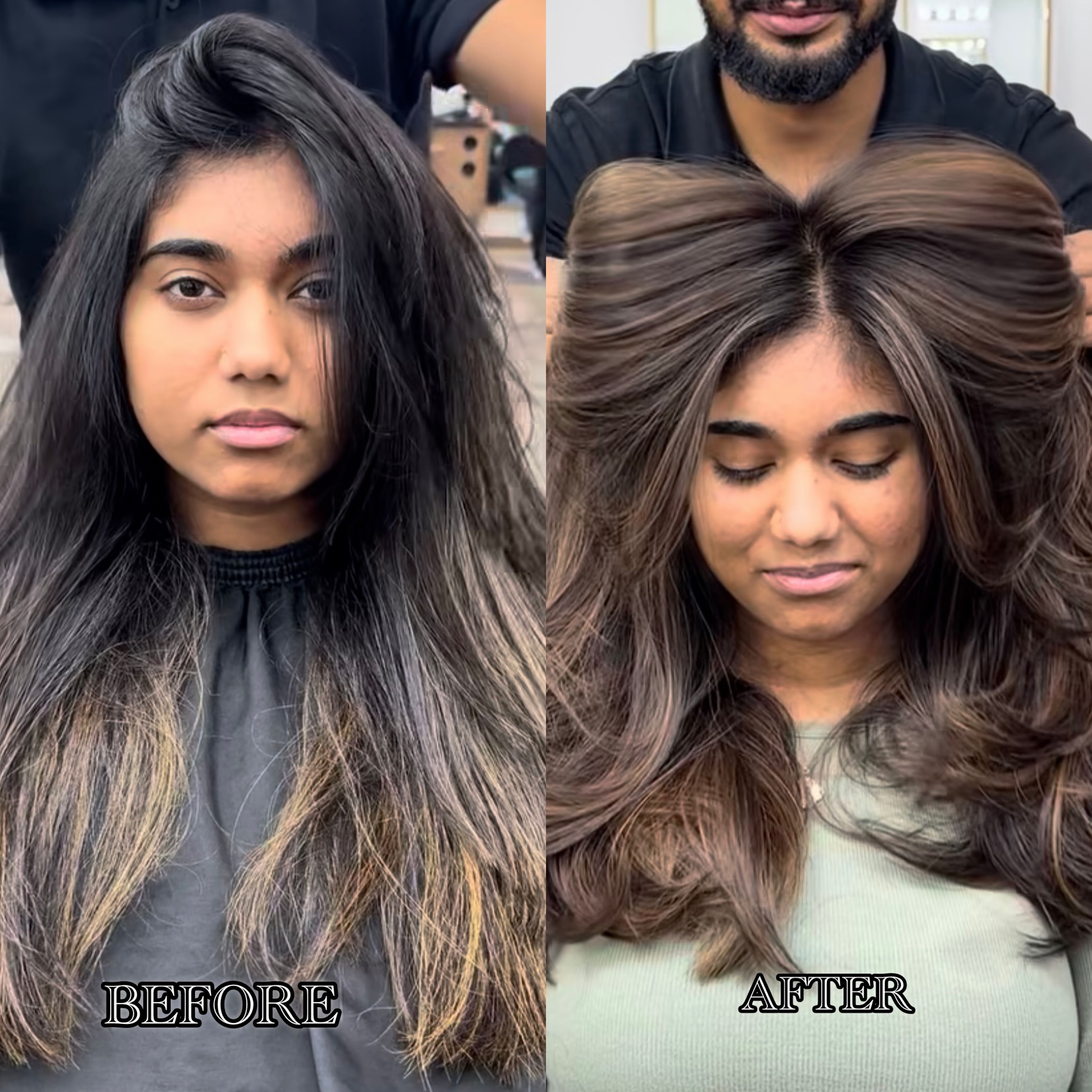 Hairbyrohit Puri — Warm Balayage ONESHOT Hair Awards entry