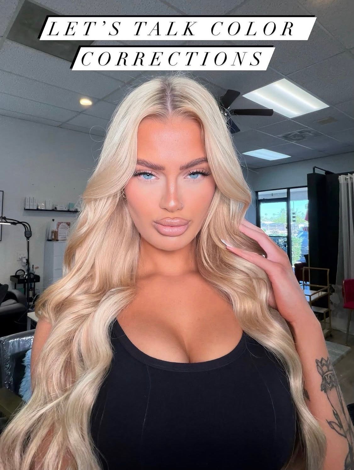 Lacy Teal — Educational Post ONESHOT Hair Awards entry