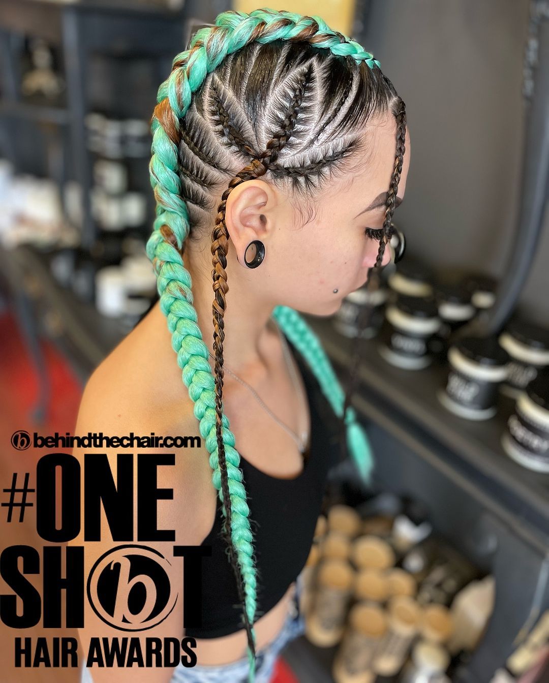 Hope Brumett — Intricate Braids & Twists ONESHOT Hair Awards entry