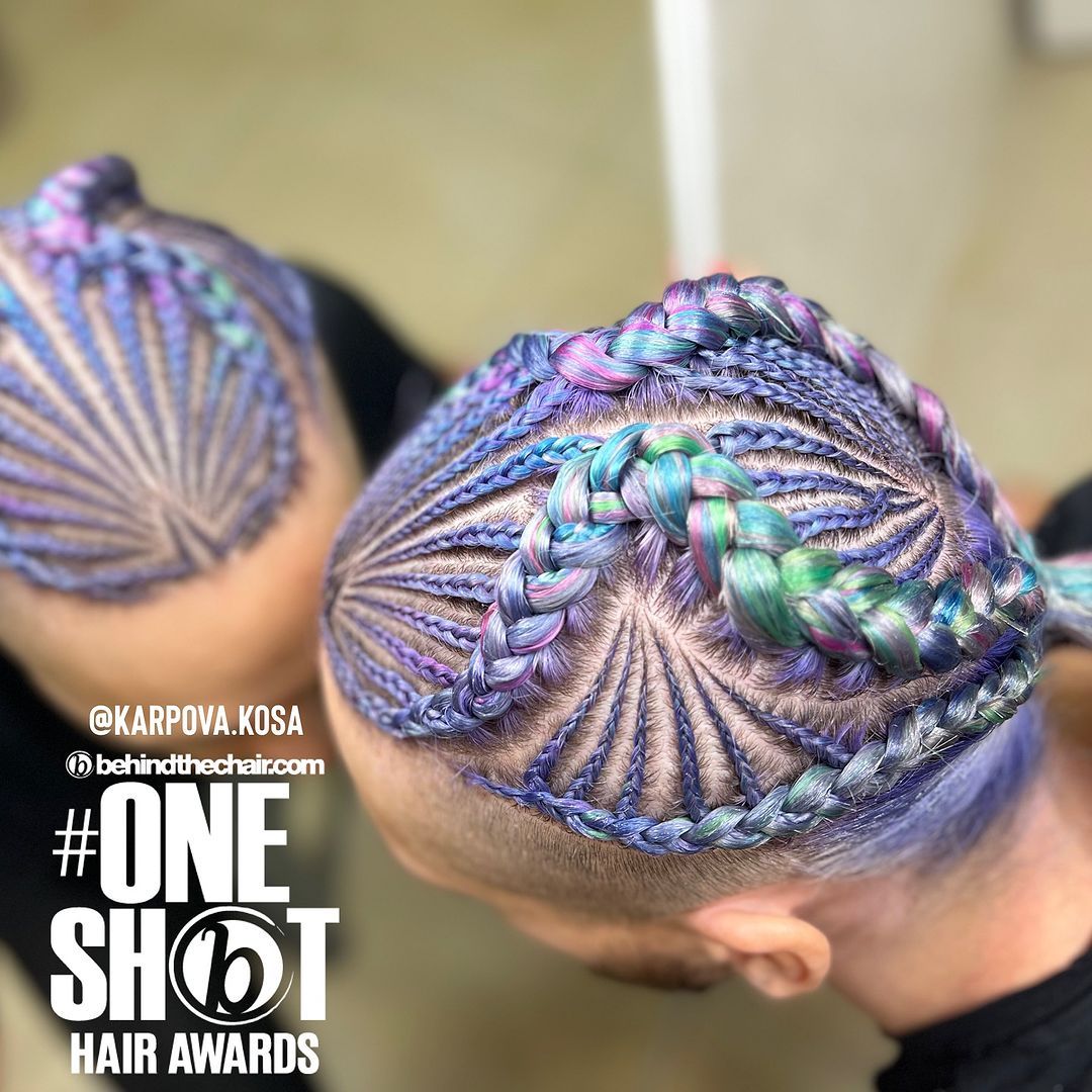 Elena Karpova — Intricate Braids & Twists ONESHOT Hair Awards entry