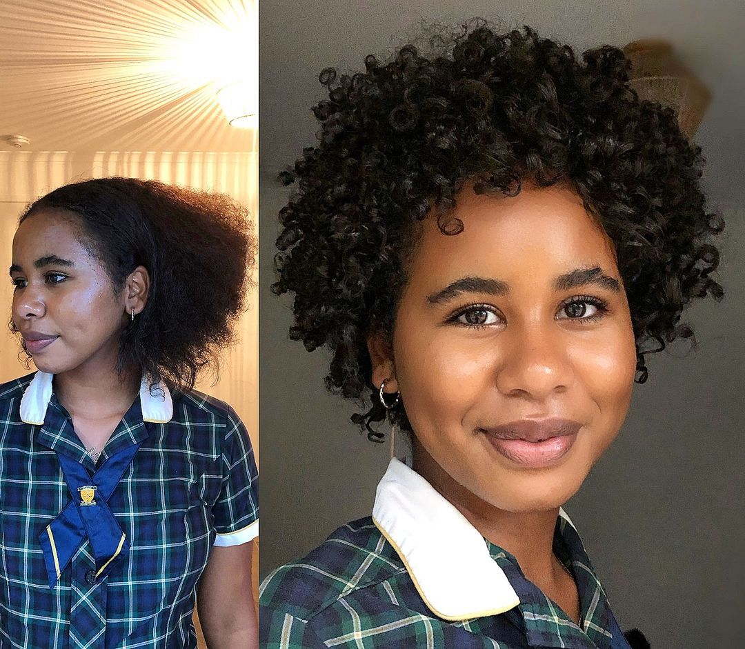 Paris McElroy — Cut Transformation ONESHOT Hair Awards entry