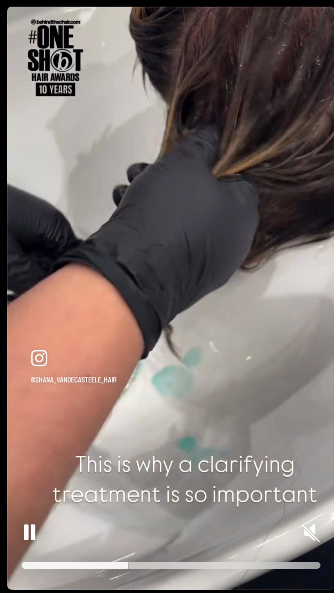 Shana Vandecasteele — Educational Post ONESHOT Hair Awards entry
