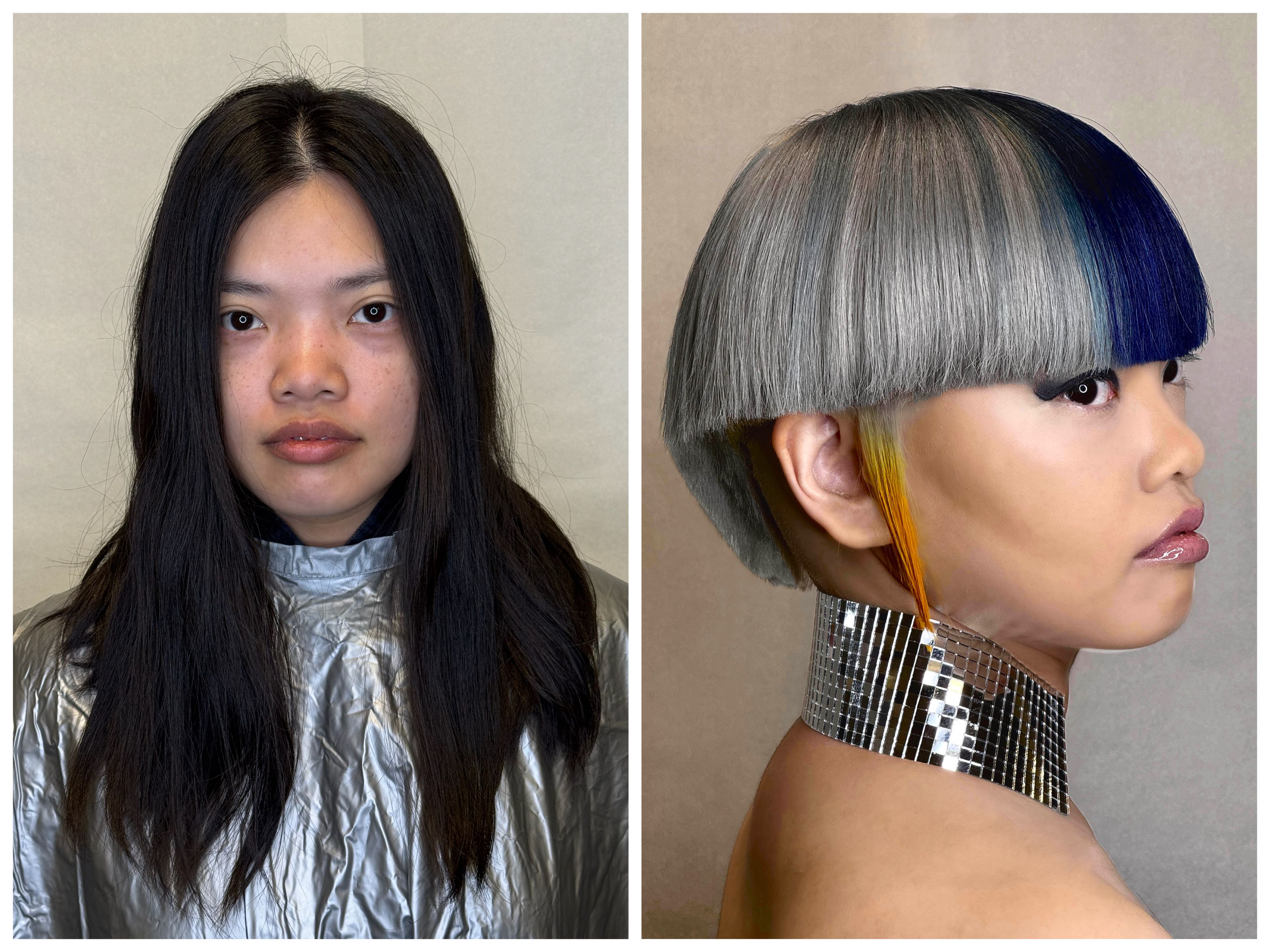 Sepideh Saba — Cut Transformation ONESHOT Hair Awards entry