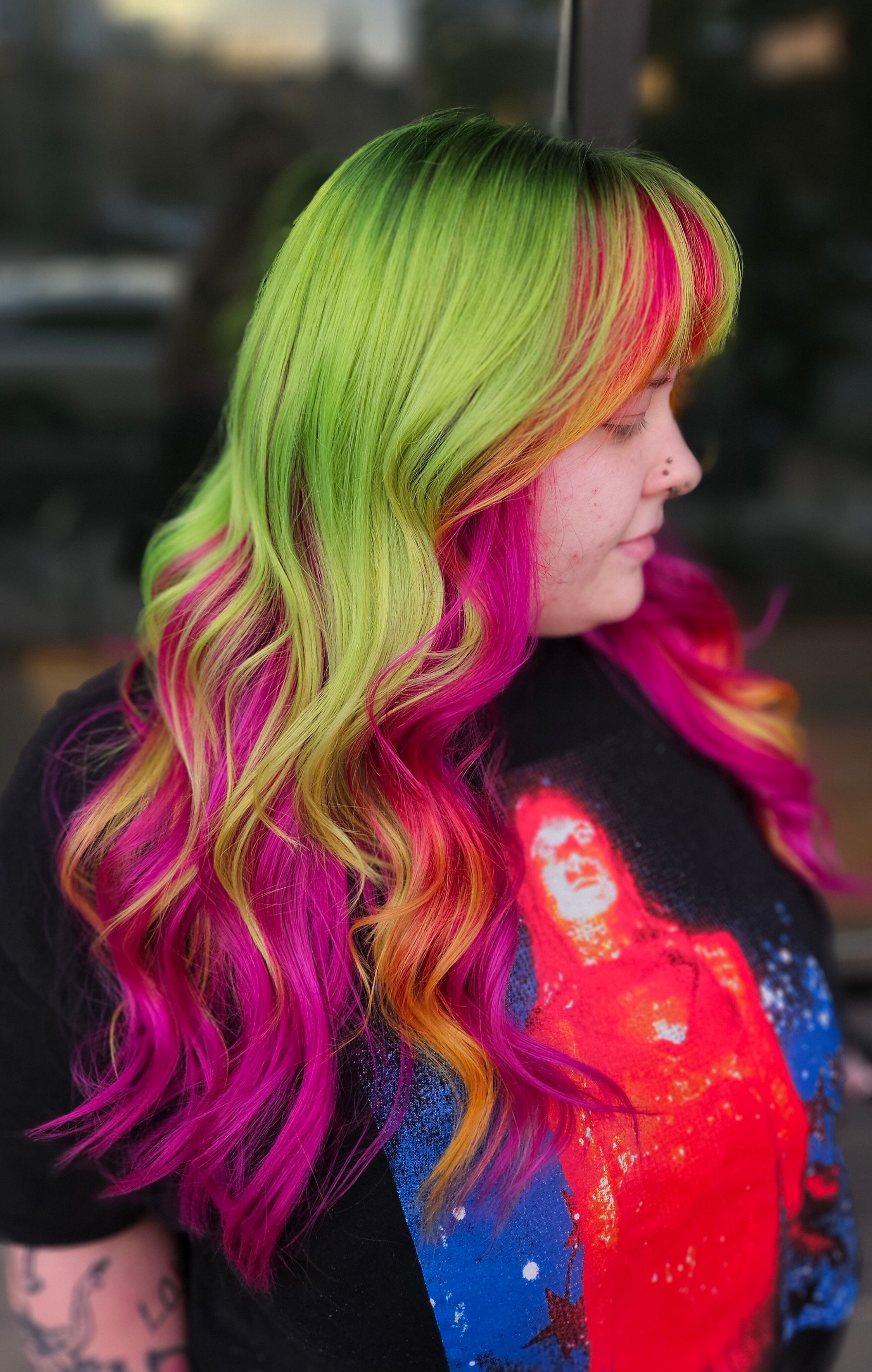 Sky Young — Color Blocking ONESHOT Hair Awards entry