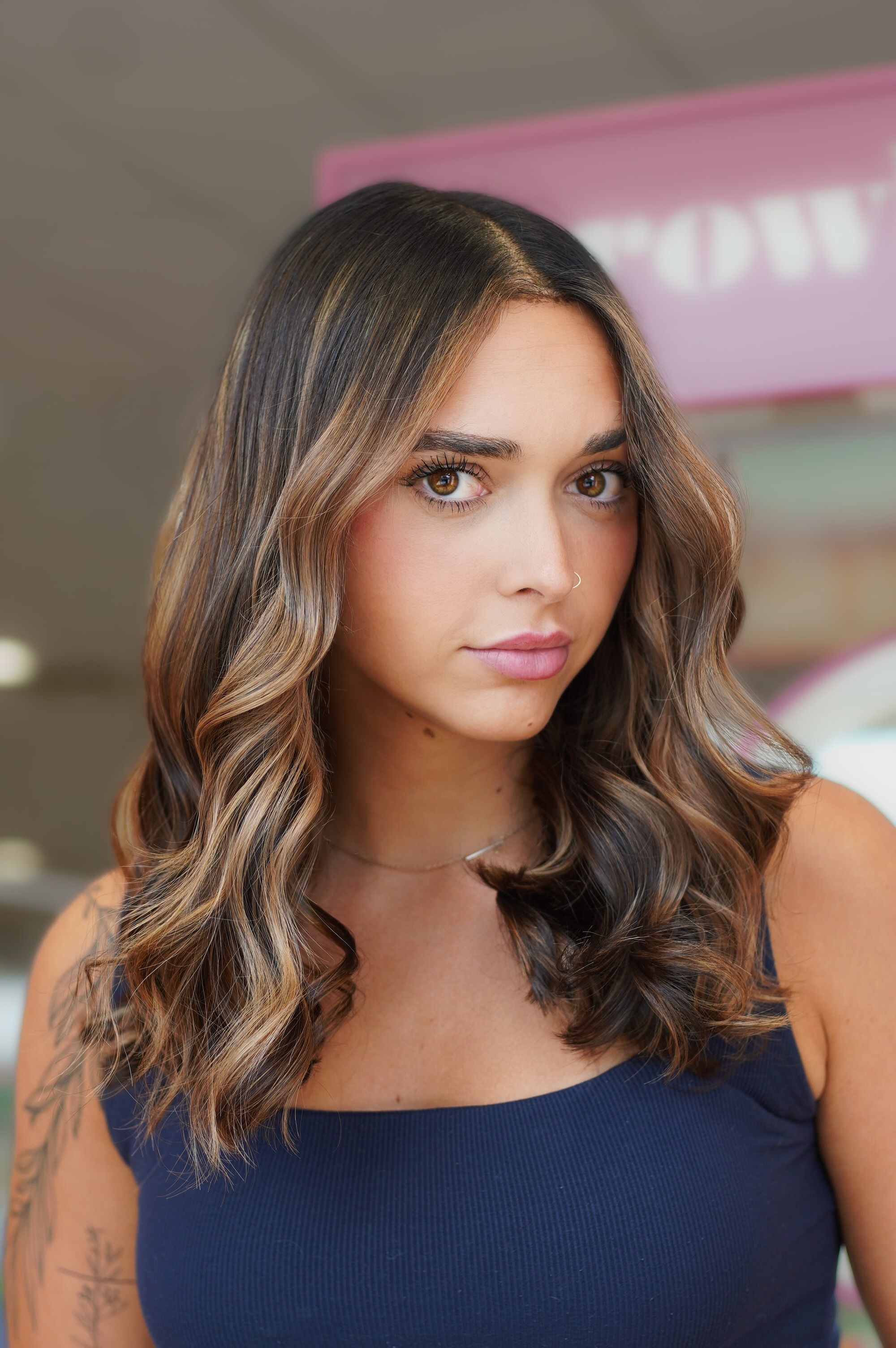 Brittany Leonard — Warm Balayage ONESHOT Hair Awards entry