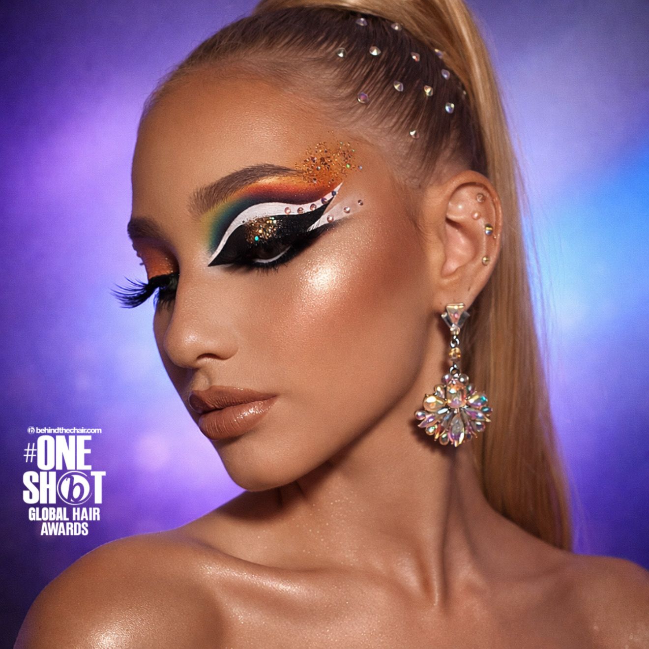 Joel Ortiz Rosado — Editorial Makeup Shot ONESHOT Hair Awards entry