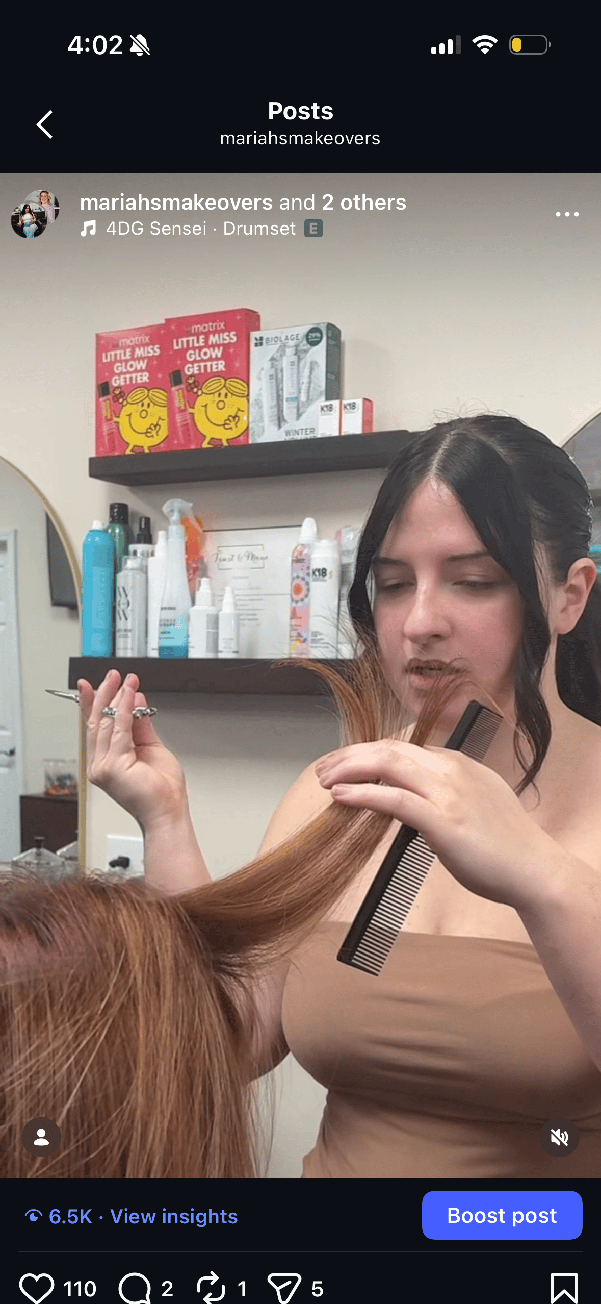 Mariah LaPlant — Funny Video ONESHOT Hair Awards entry
