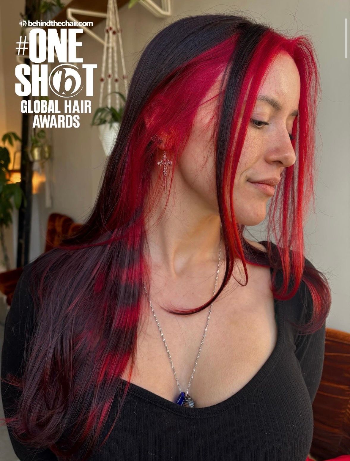 Bri Chiu — Reds ONESHOT Hair Awards entry