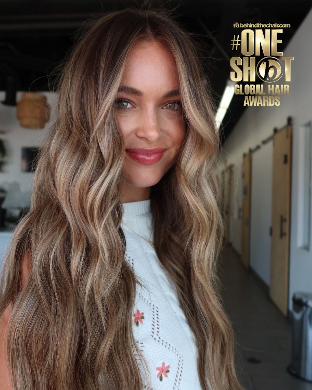 Ashly Oestreich — Warm Balayage ONESHOT Hair Awards entry