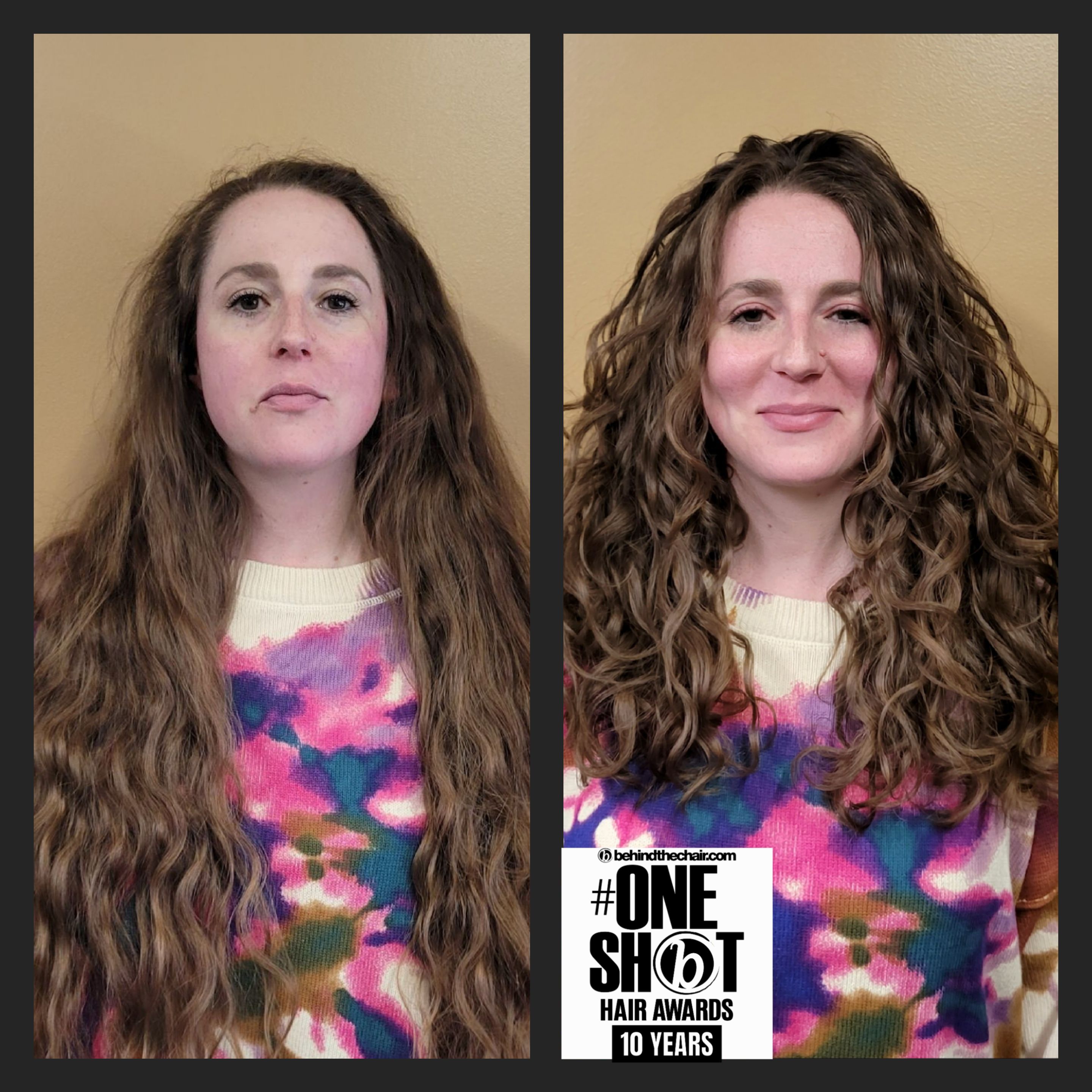 Natasha Manolagas — Cut Transformation ONESHOT Hair Awards entry