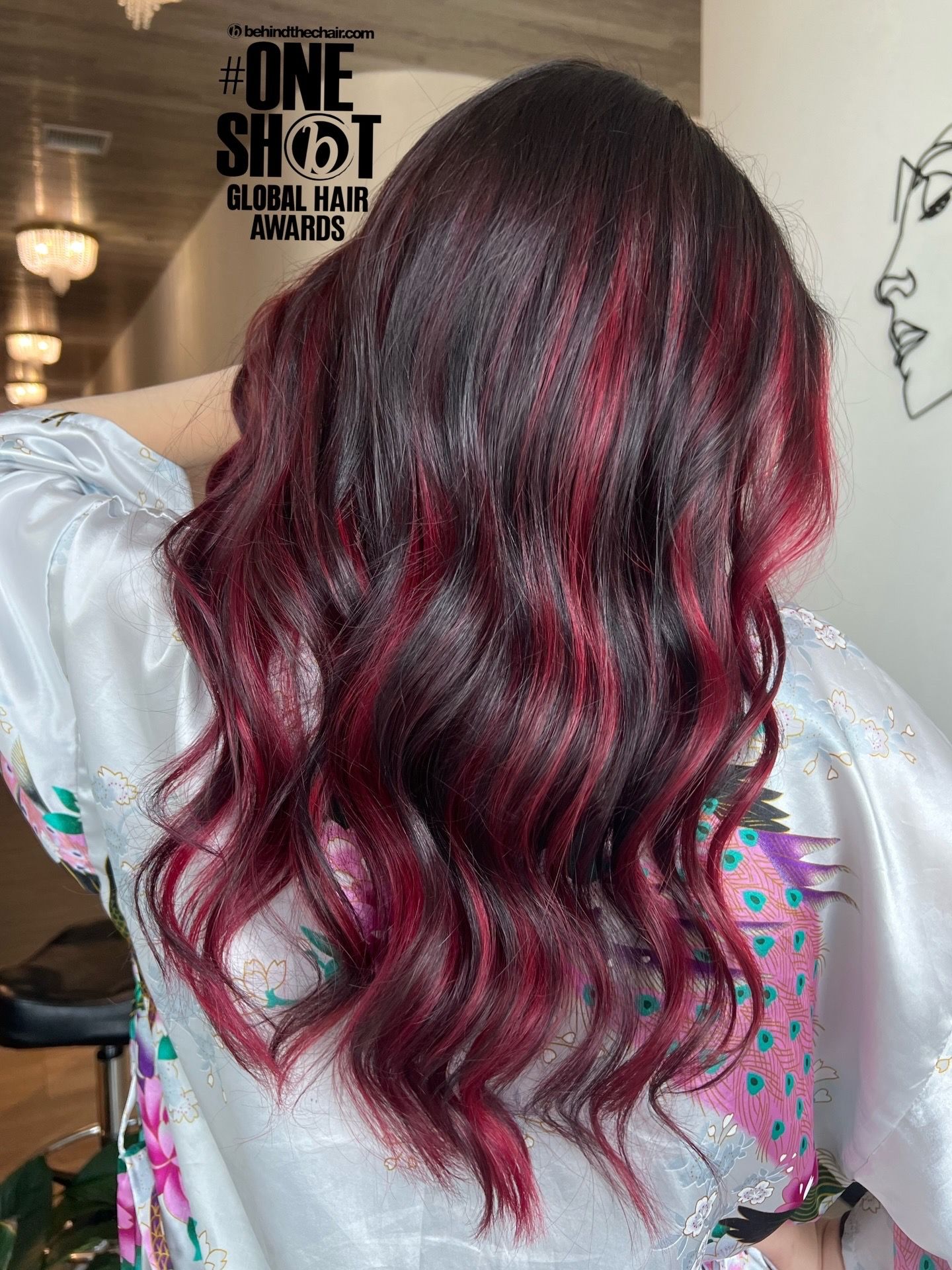 Tanya McAfee South — Warm Balayage ONESHOT Hair Awards entry