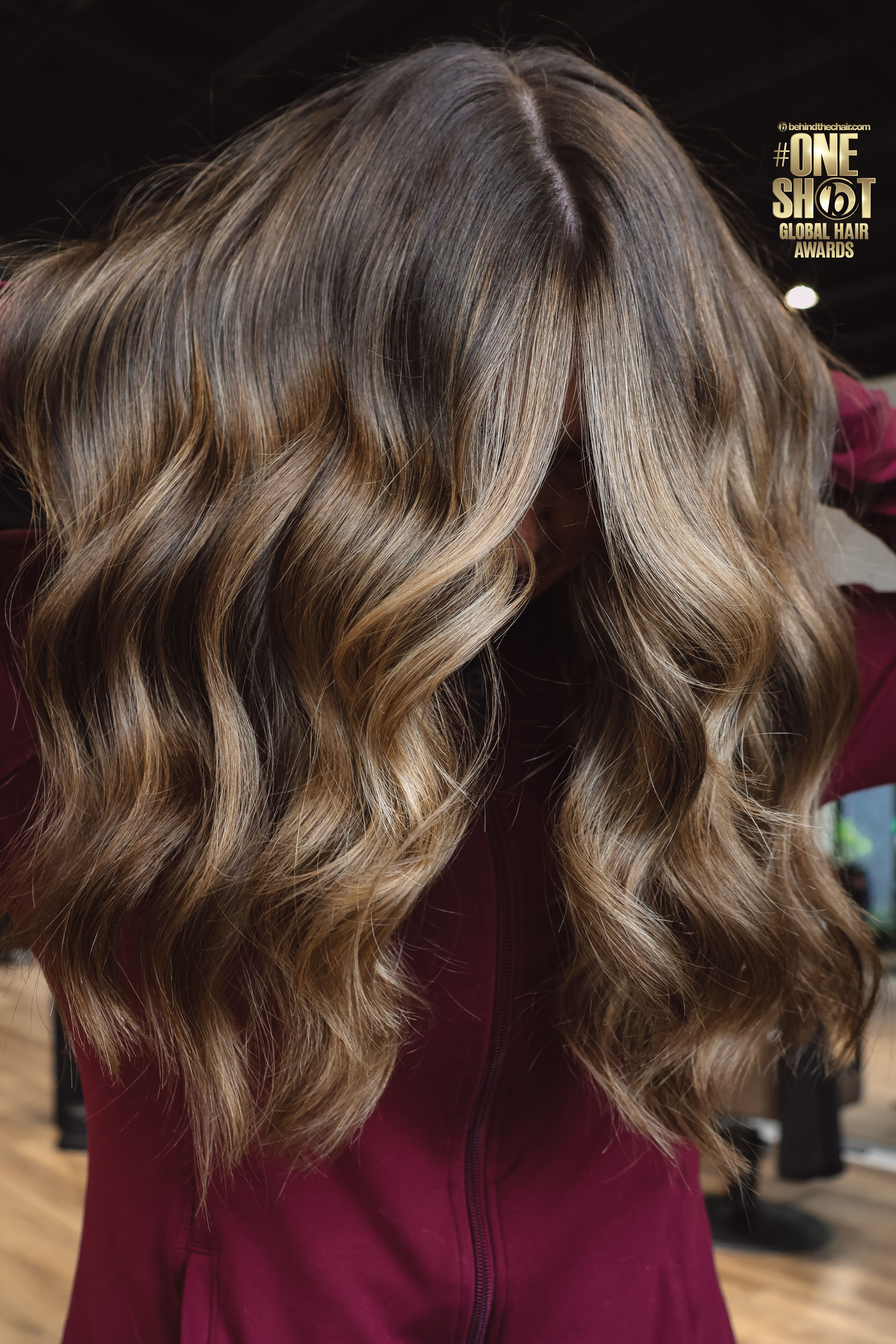 Elaina Trudell — Warm Balayage ONESHOT Hair Awards entry