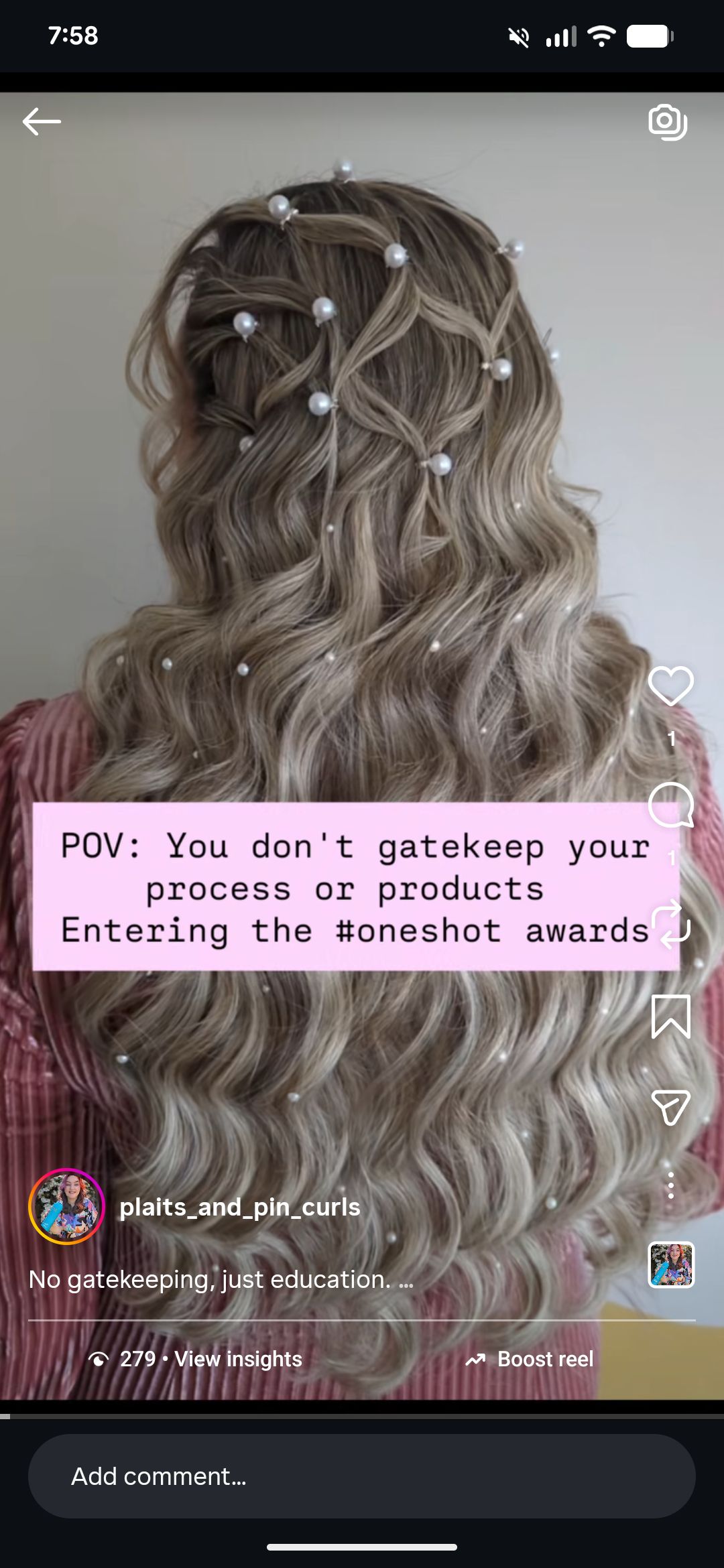 Lauren E Hallam-King — Styling Education Video ONESHOT Hair Awards entry