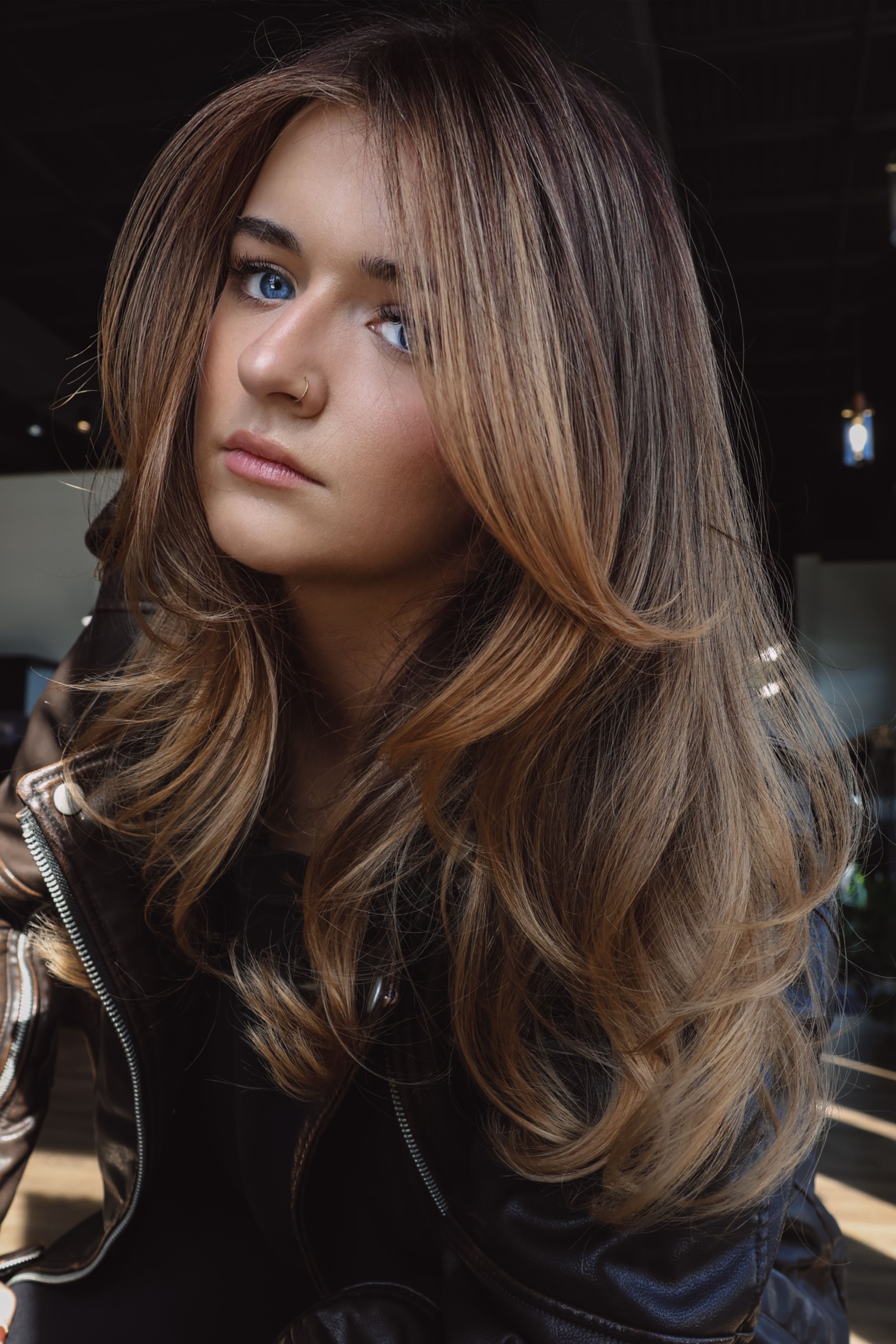 Elaina Trudell — Warm Balayage ONESHOT Hair Awards entry