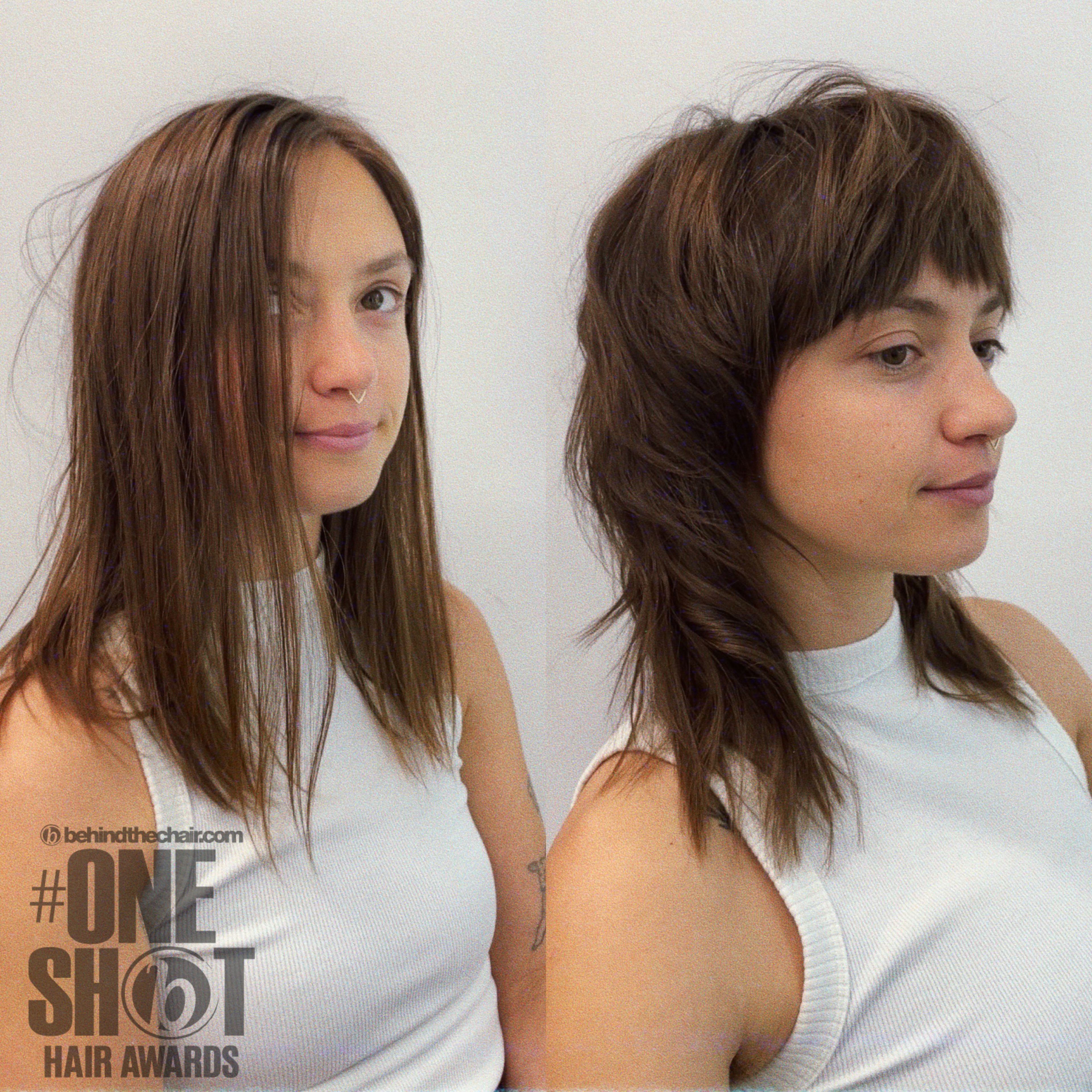 Gabbie Martinez — Cut Transformation ONESHOT Hair Awards entry