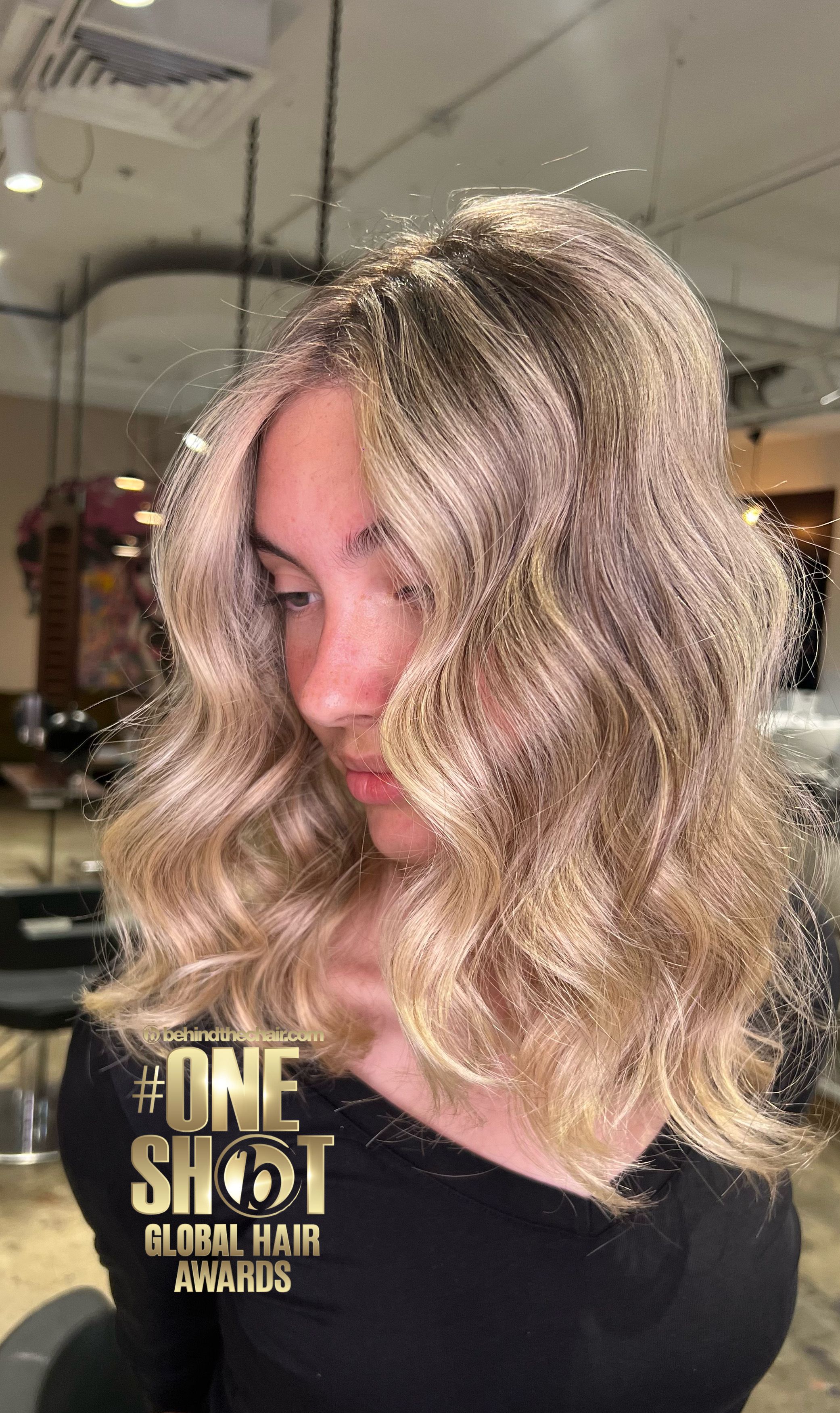 Sviatlana Kananenka — Warm Balayage ONESHOT Hair Awards entry