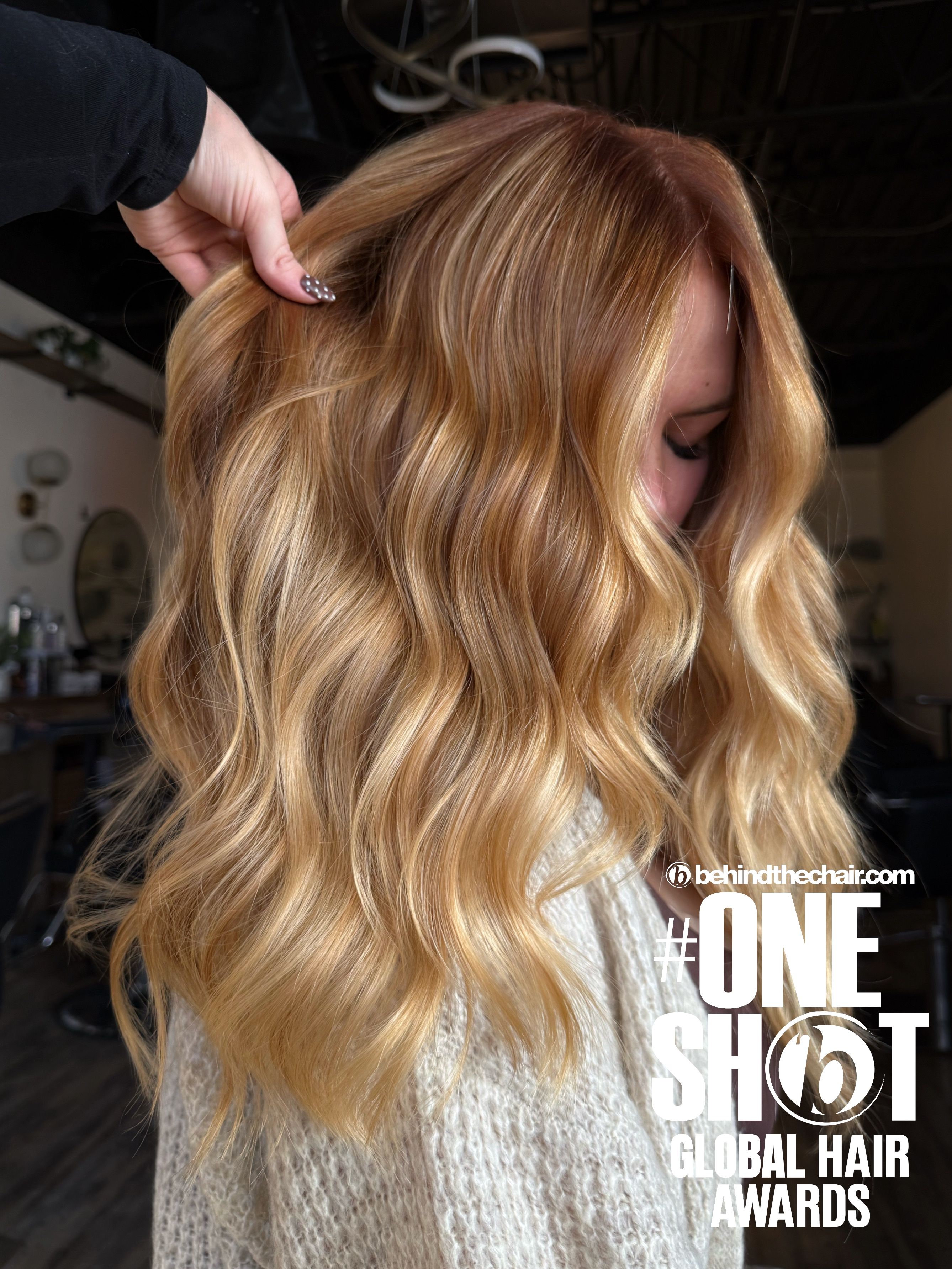 Megan Pike — Warm Balayage ONESHOT Hair Awards entry