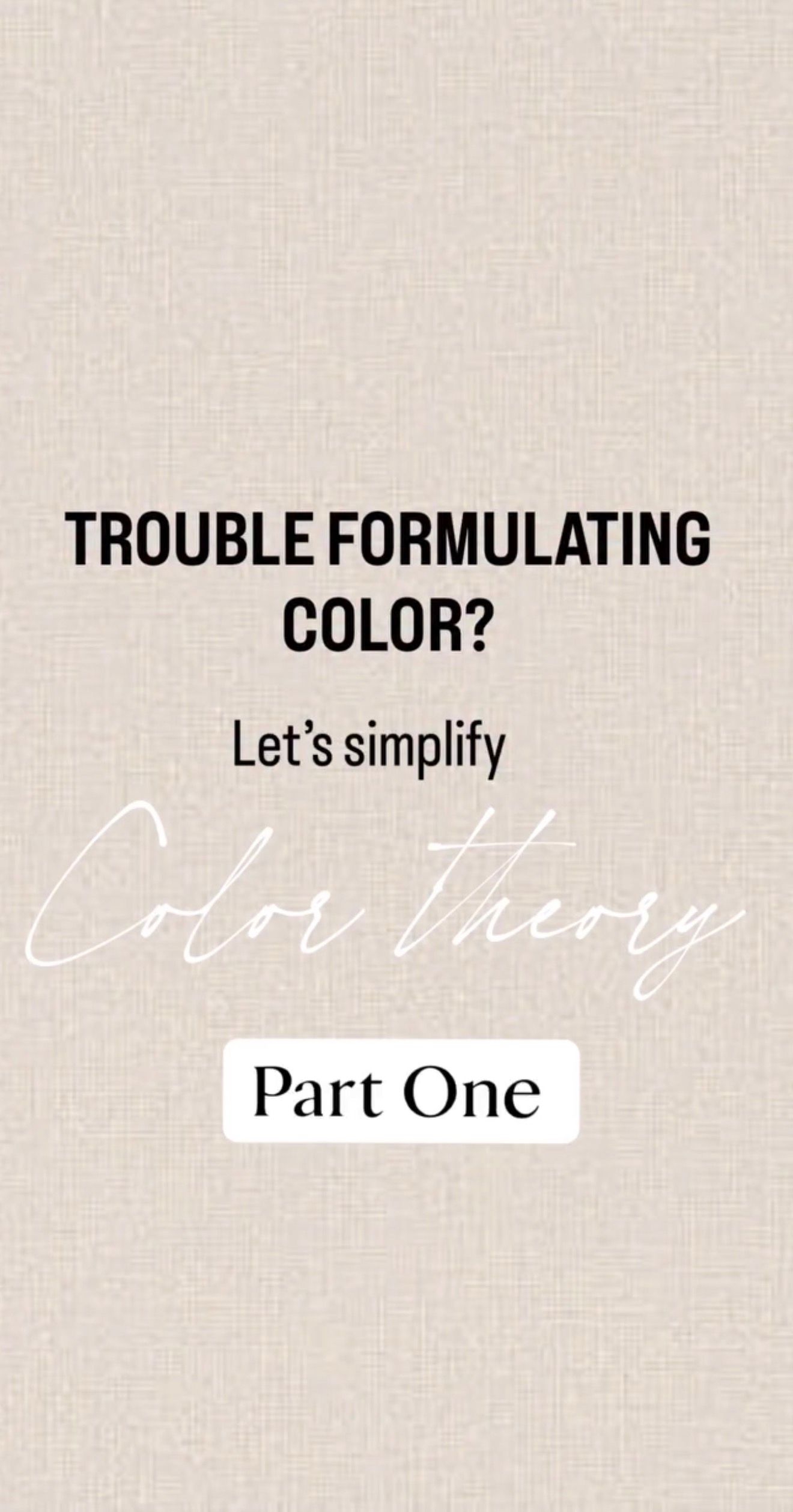 Mary Yalda — Color Education Video ONESHOT Hair Awards entry