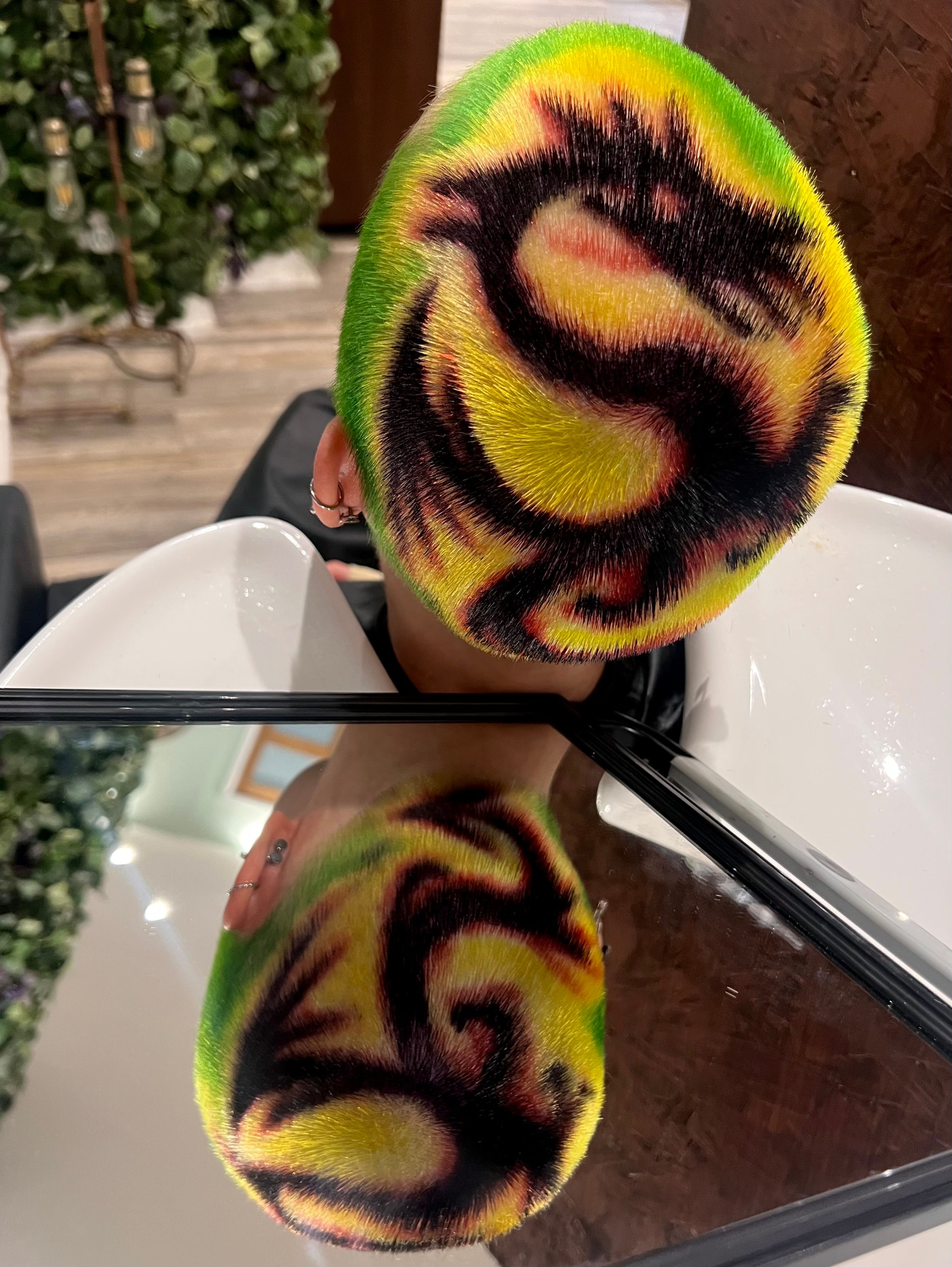 Safy Burton — Hair Tattoo ONESHOT Hair Awards entry
