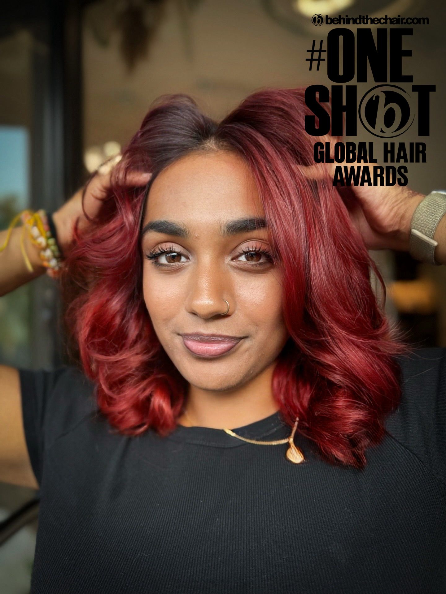 Cheyenne Baker — Reds ONESHOT Hair Awards entry